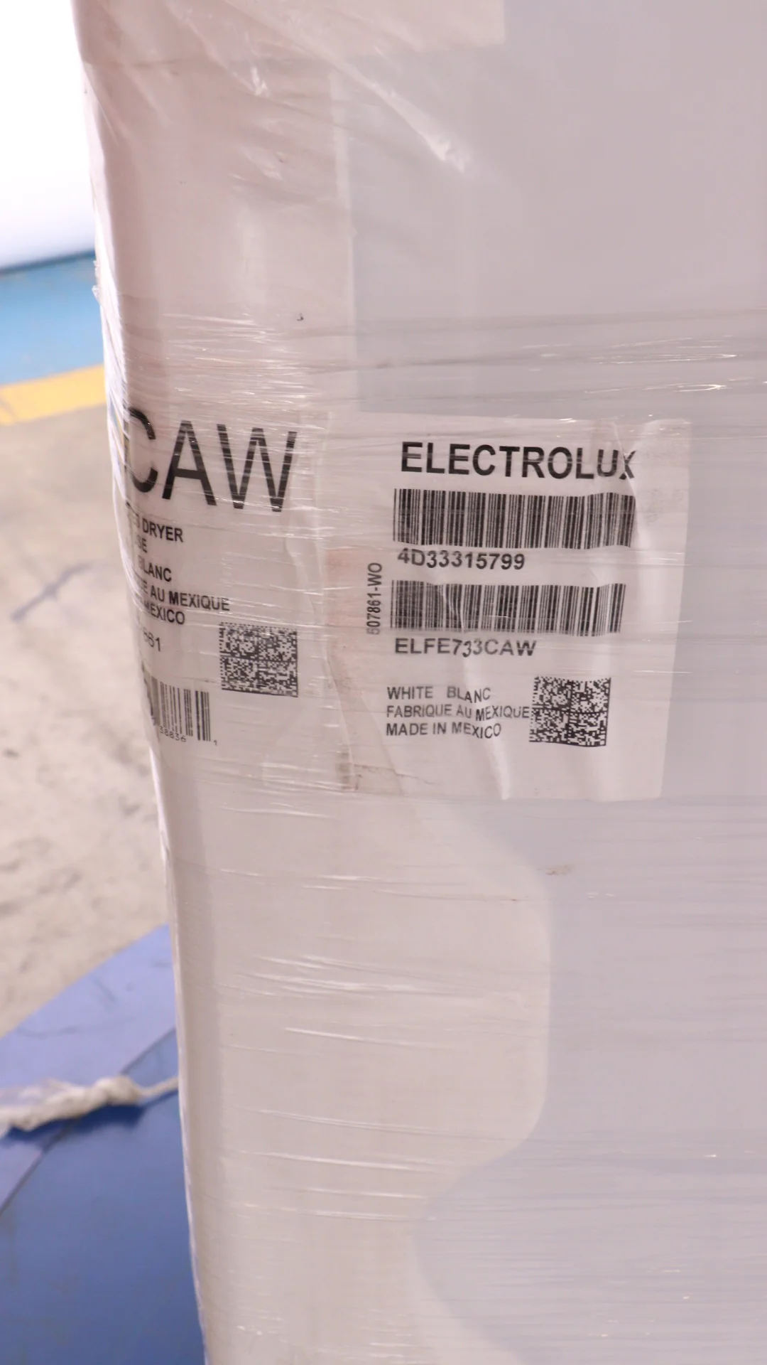 ELECTROLUX 3 SERIES 27 IN. 8.0 CU FT. WHITE ELECTRIC FRONT LOAD DRYER WITH LUXCARE LINT SHIELD - ELFE733CAW - Inhomebuy