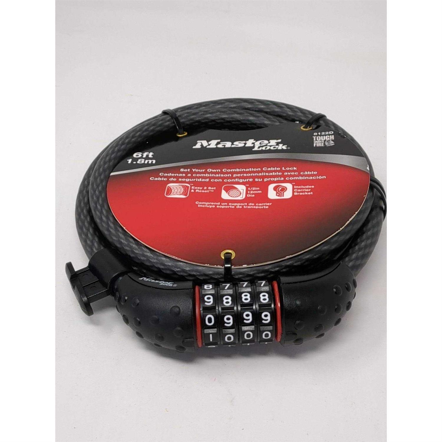 Master Lock Cable Lock Python Adjustable 8417D - Inhomebuy