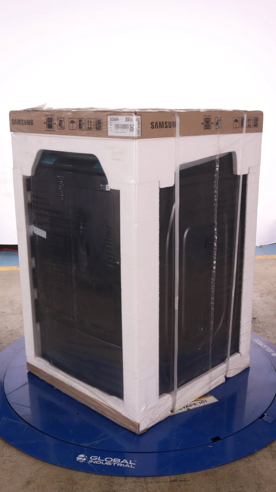 SAMSUNG 27 IN. 7.4 CU. FT. BLACK STAINLESS STEEL ELECTRIC DRYER WITH STEAM SANITIZE+ TECHNOLOGY - DV - Inhomebuy