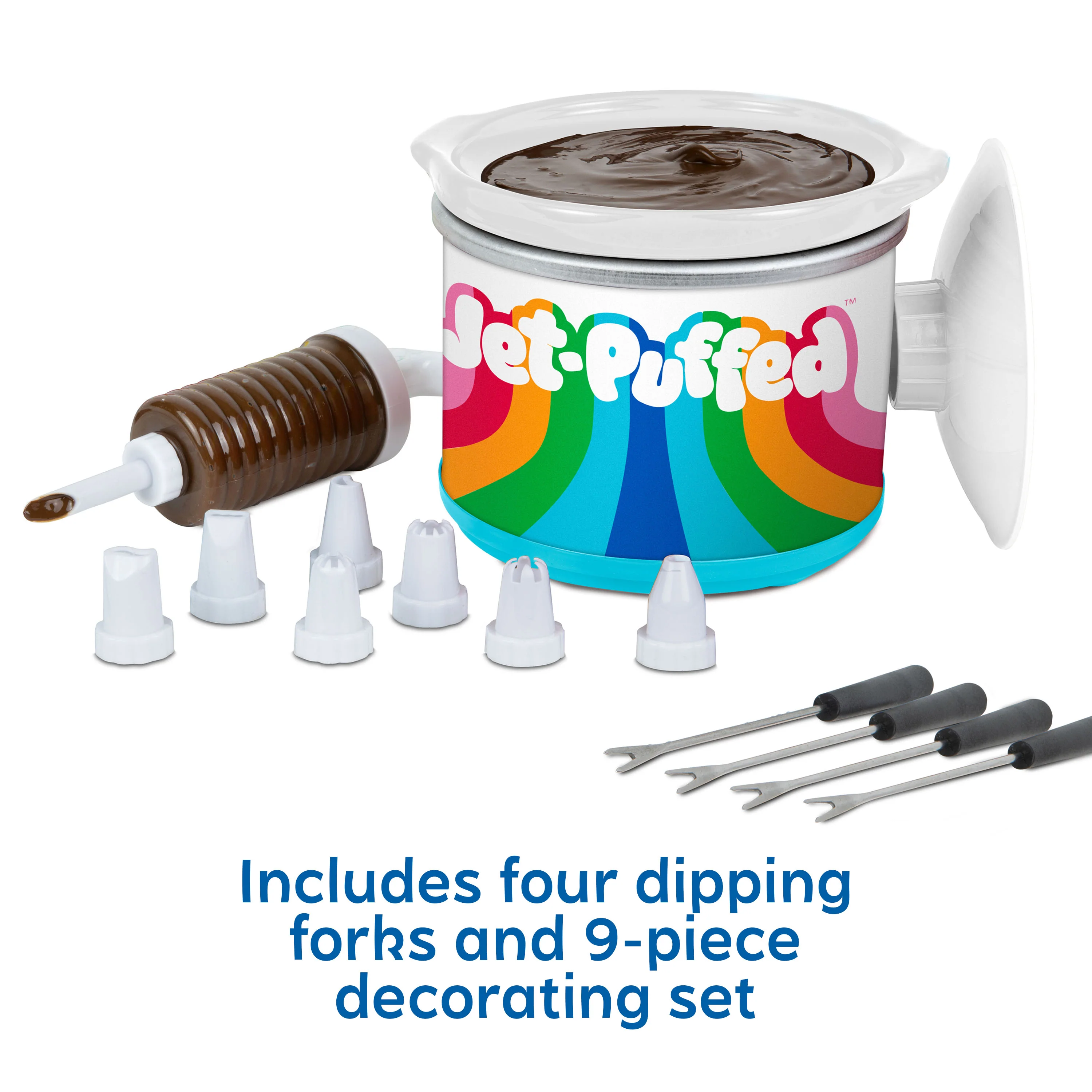 Jet-Puffed Marshmallow Dipper and Decorating Set - Inhomebuy