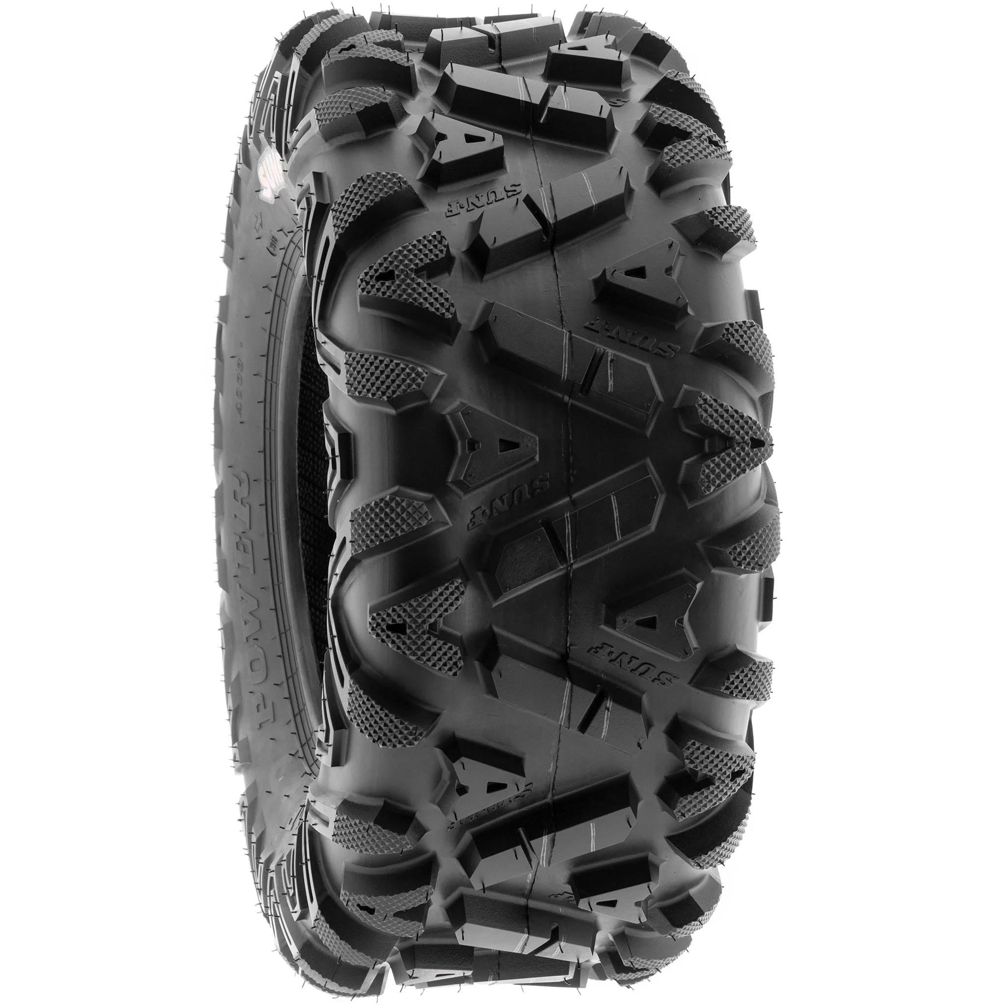 SunF All Terrain ATV UTV Tires 25x10-12 25x10x12 6 PR A033 (Pair of 2) - Inhomebuy