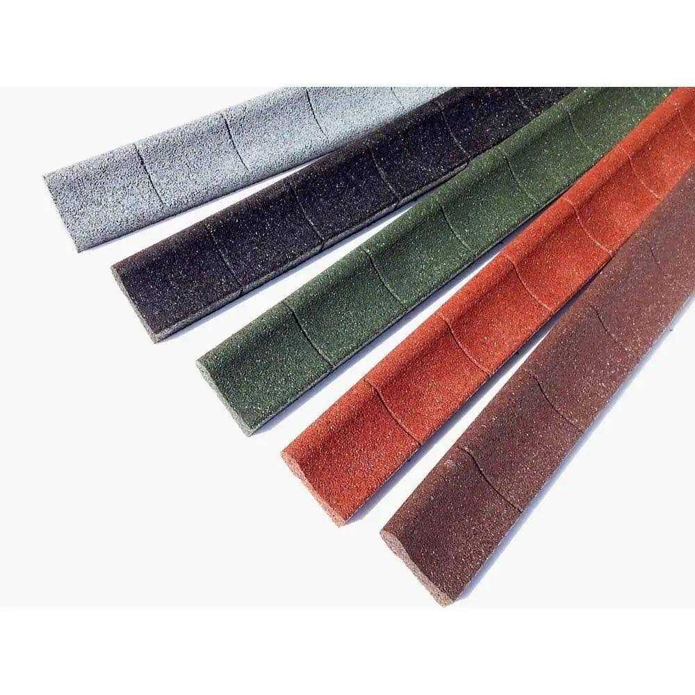 EcoBorder 4 ft Rubber Curb Landscape Edging - Inhomebuy