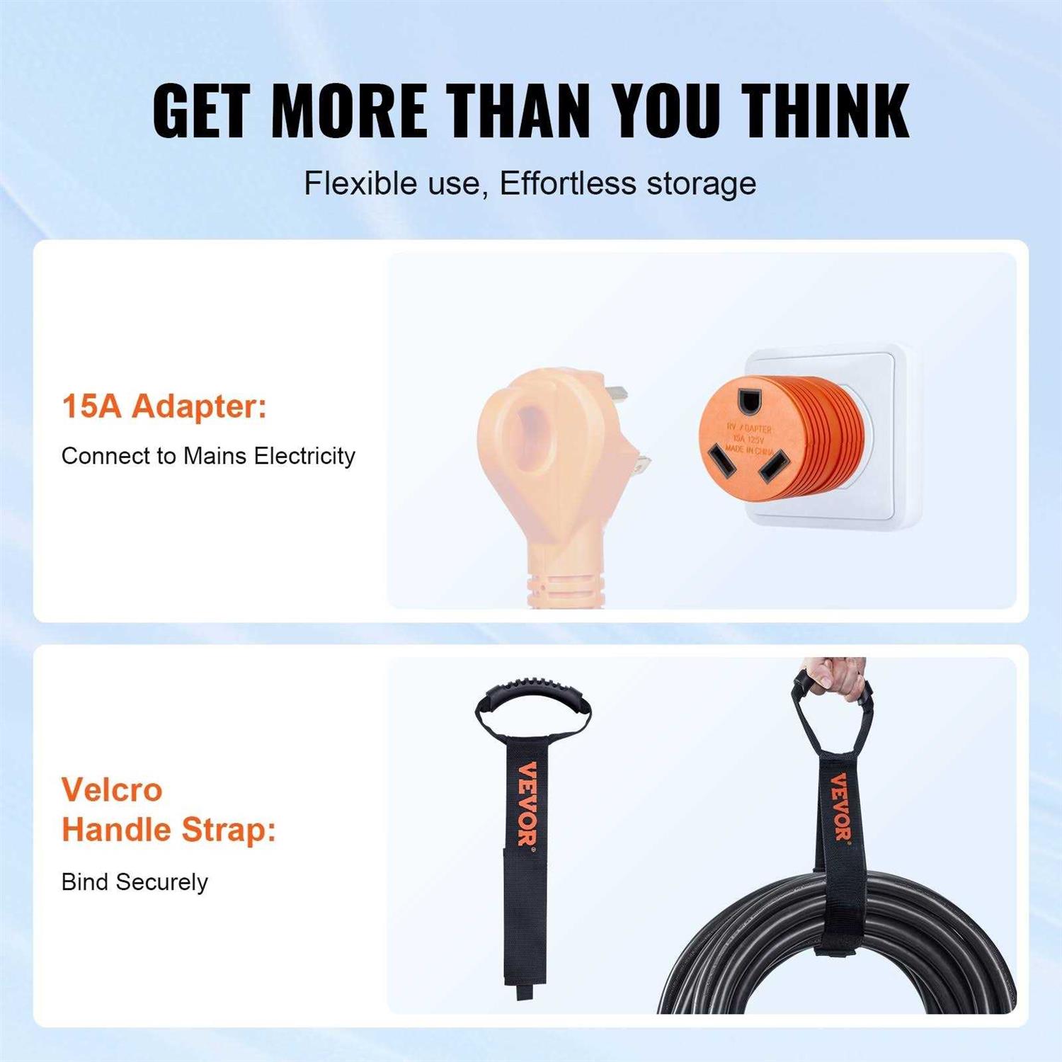 VEVOR Rv Portable Macerator Pump 12V 12GMP Quick Release Rv Waste Pump 12VFCJZB12V1JPF4RV9 - Inhomebuy