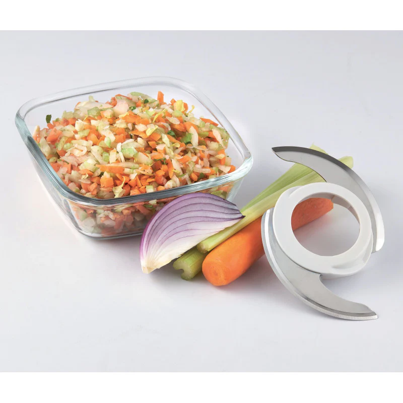 RoboMax Metal - Food Processor W/Blender 2.1L, 1500W - Inhomebuy