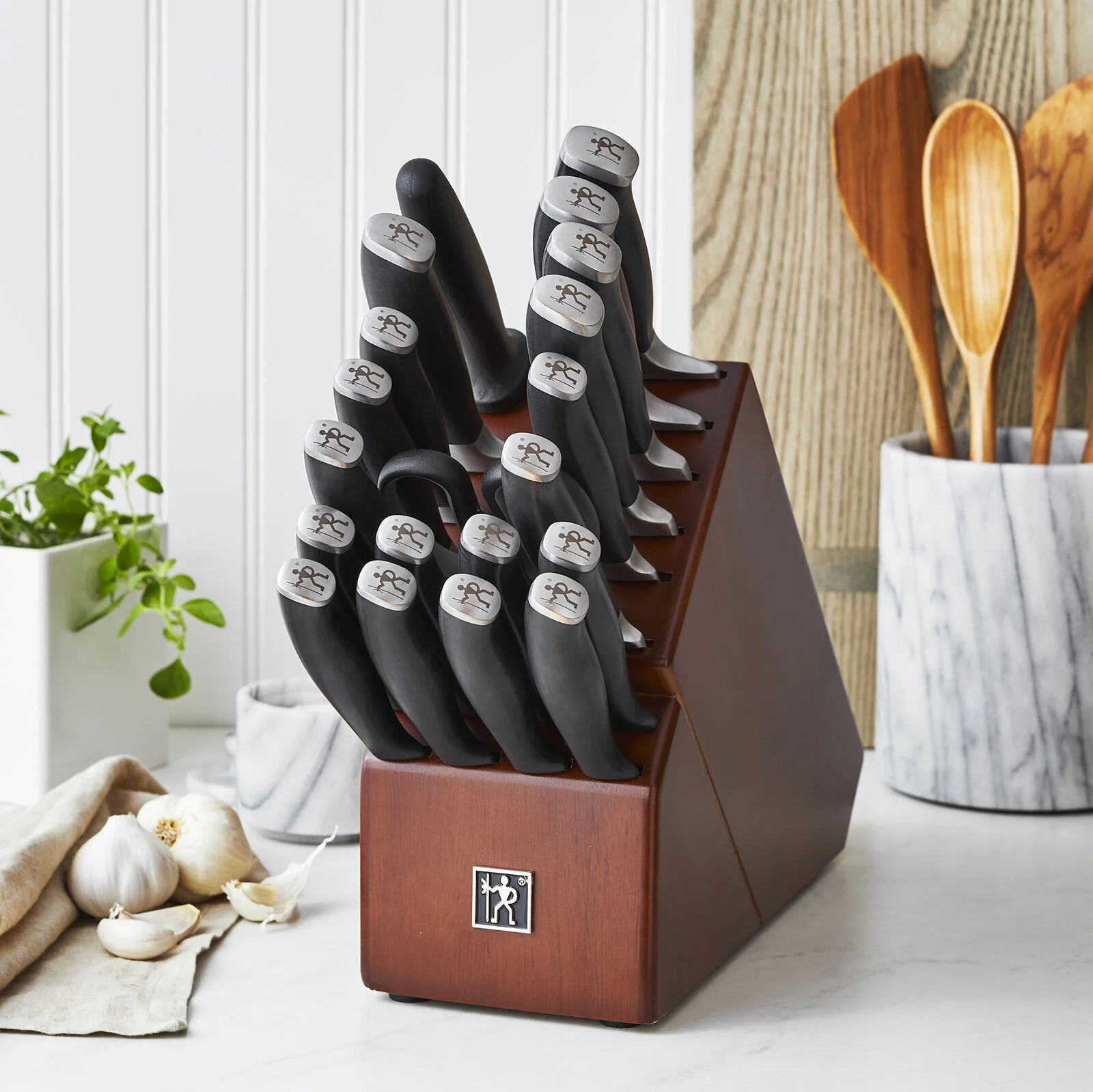 Henckels 21pc Knife Block Set, Elan Series - Inhomebuy