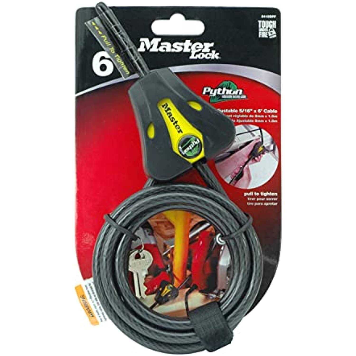 Master Lock Python Adjustable Cable 8417D - Inhomebuy