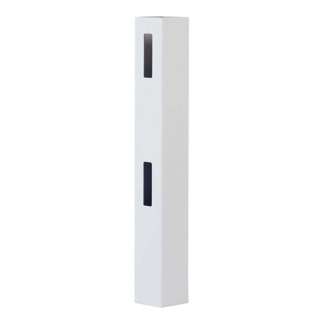 Outdoor Essentials 5 in. x 5 in. White Vinyl Pyramid Fence Post Cap - Inhomebuy