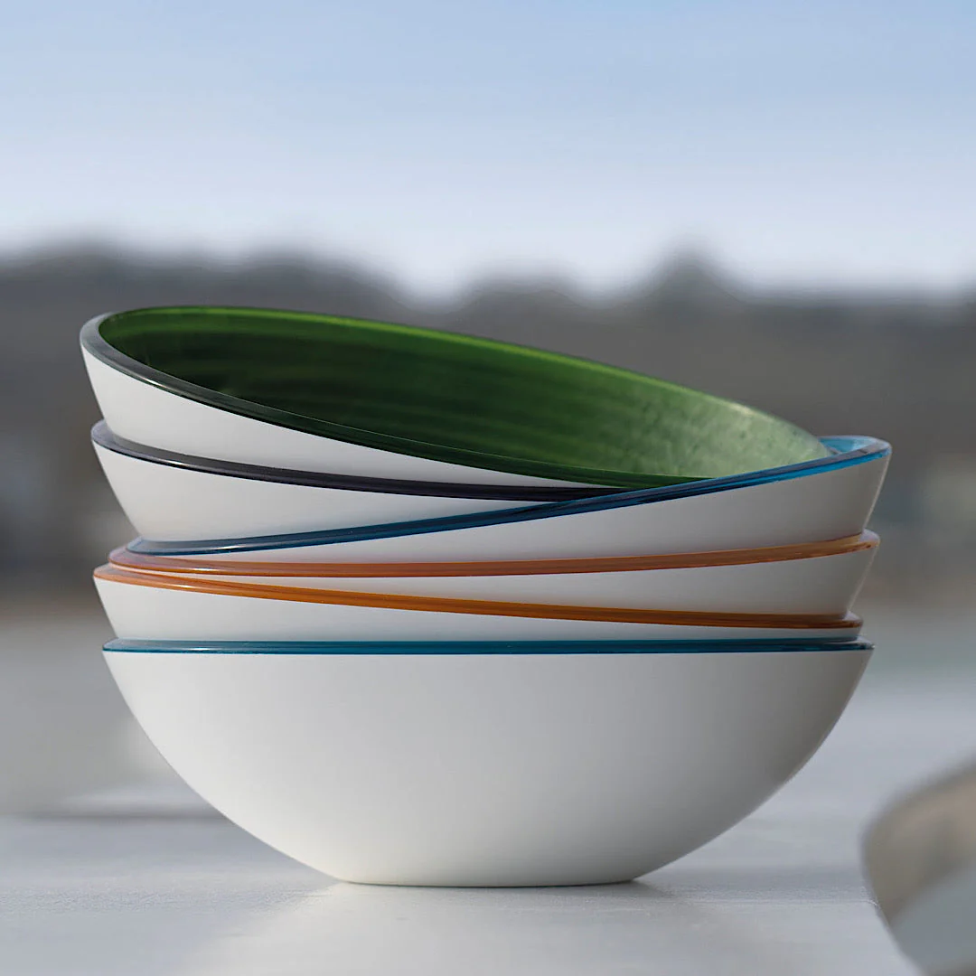 L BOWL TWIST Pale Blue - Inhomebuy