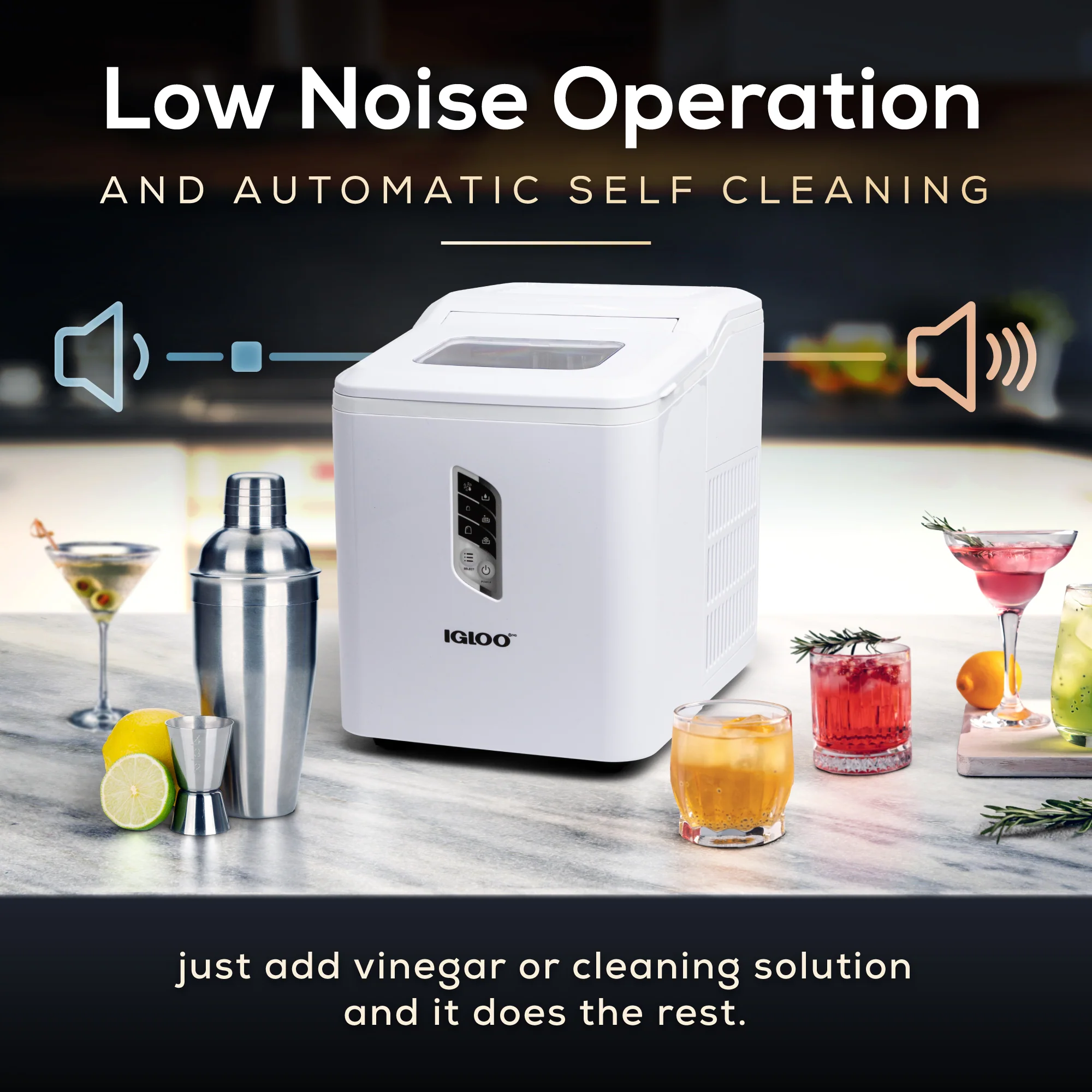 Igloo Automatic Self-Cleaning 26-Pound Ice Maker - Inhomebuy