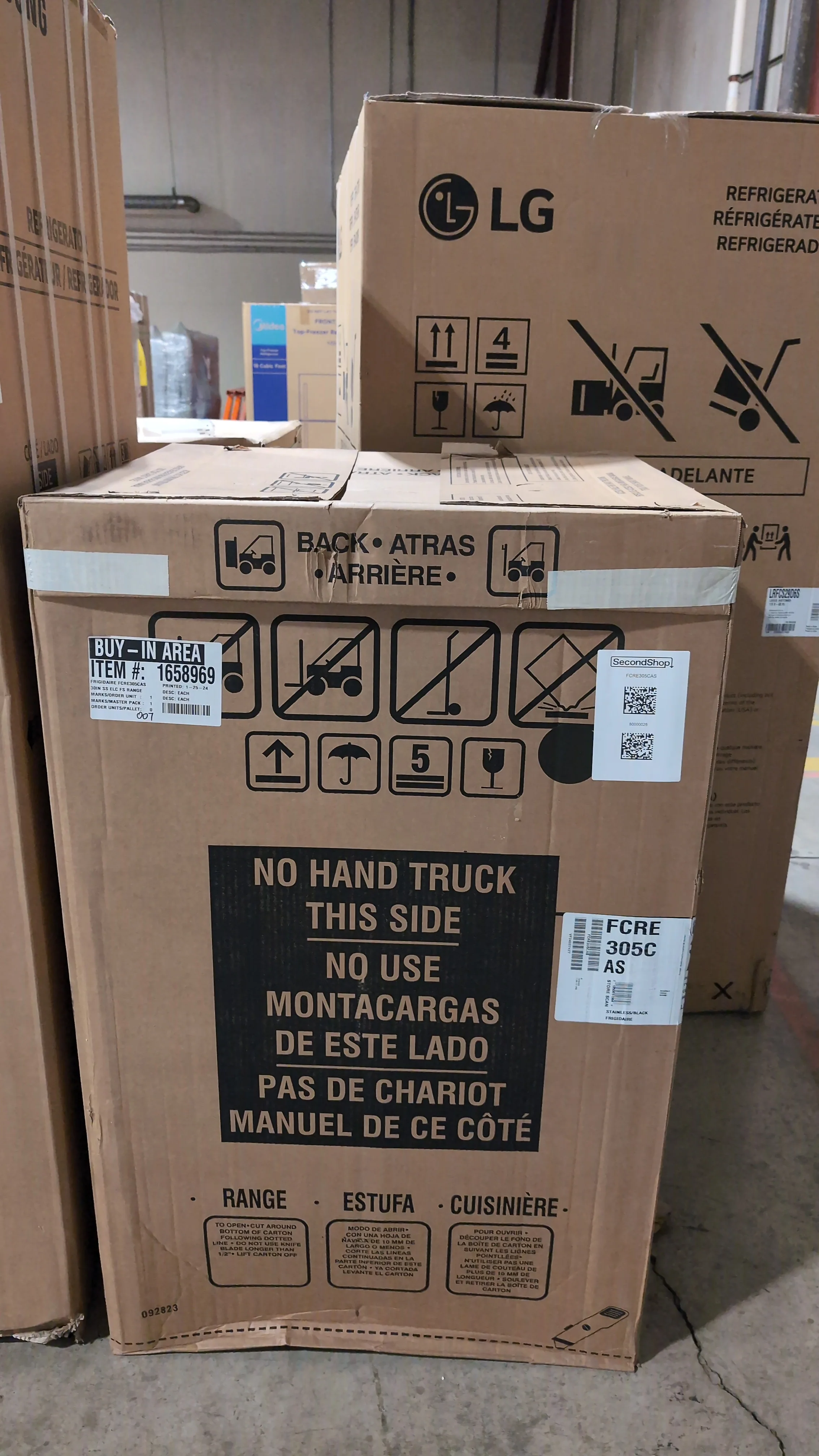 Frigidaire 5.3 Cu. Ft. Free Standing Electric Range With 5 Burners 30