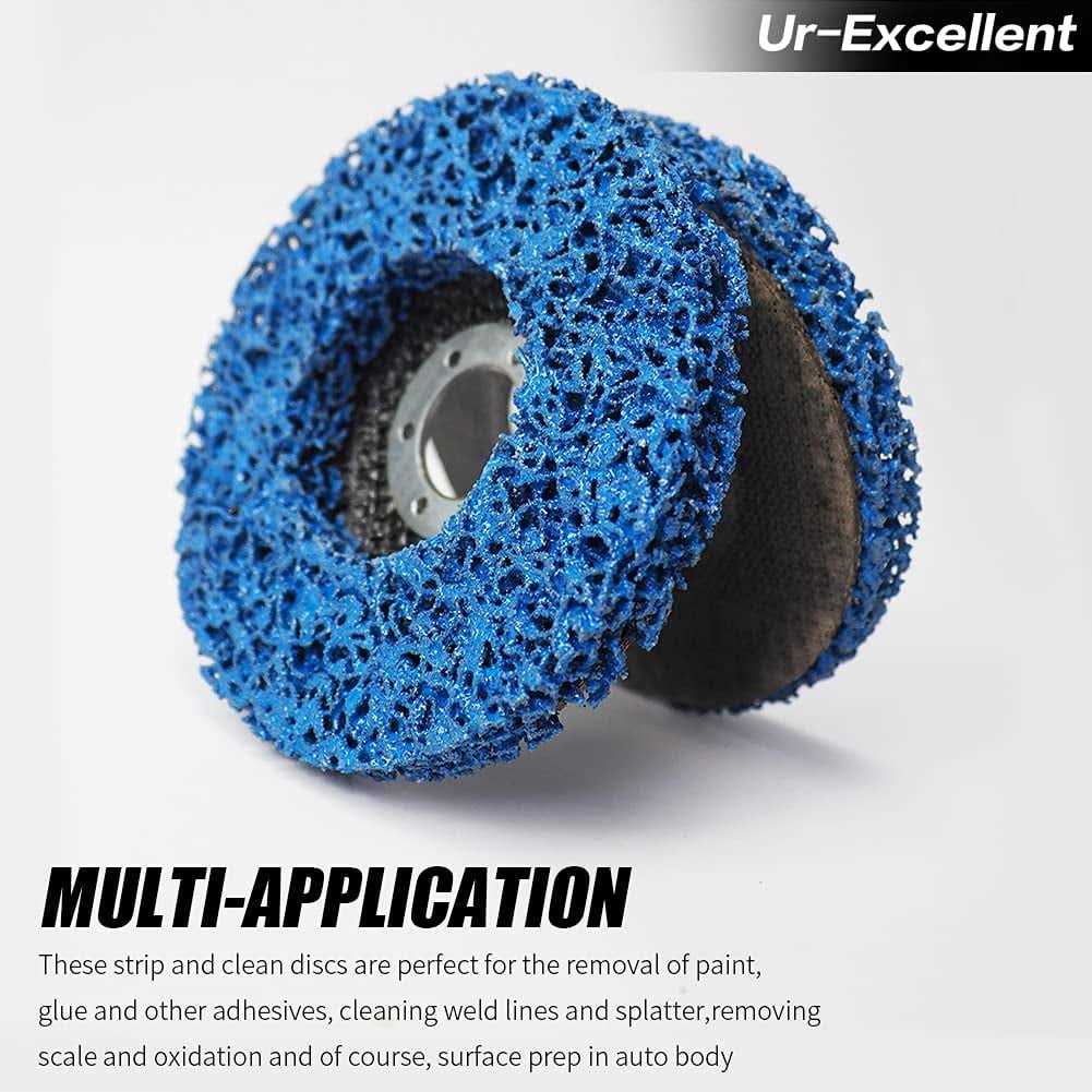 Ur-excellent Stripping Discs Rust Remover Wheel Remove Paint and Oxidation Poly Strip Wheel Disc Abrasive Angle Grinding Wheel - Inhomebuy