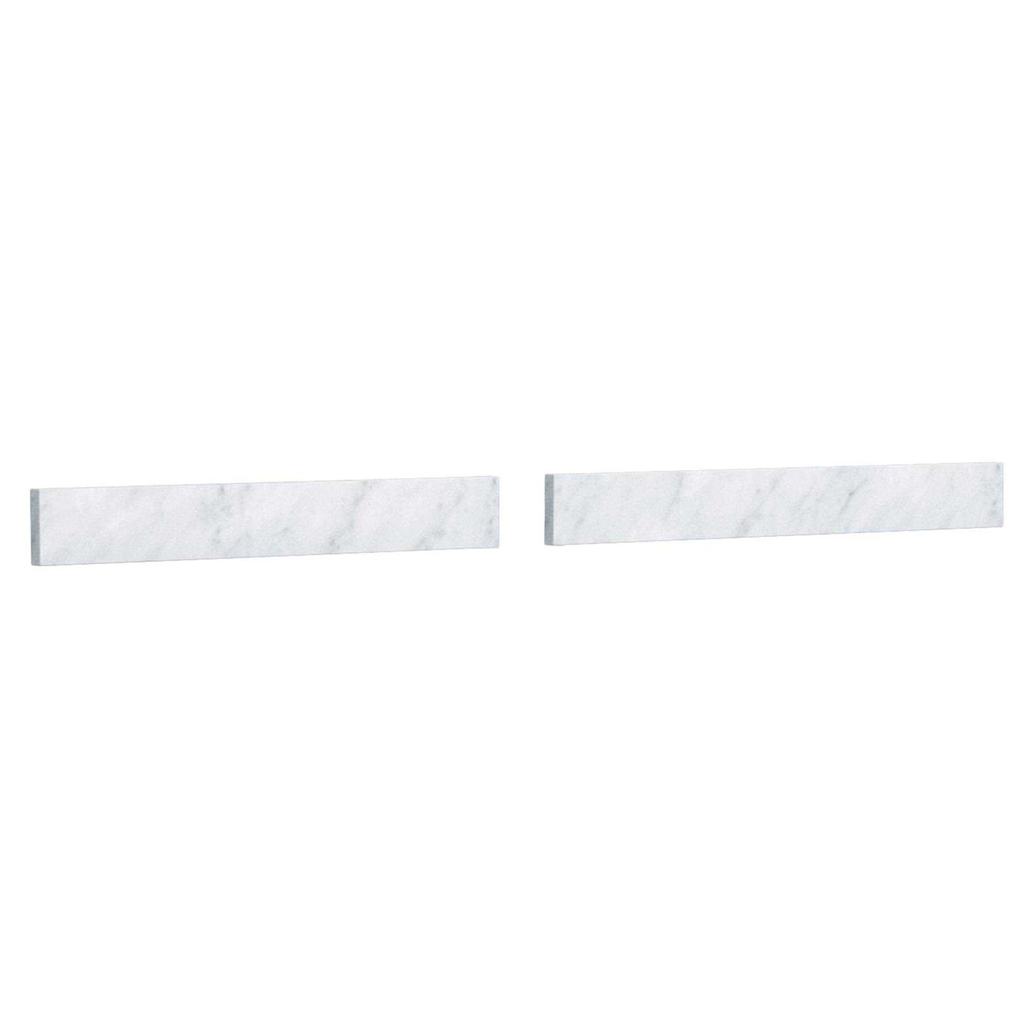 Wyndham Collection 48 L x 3 H Marble Backsplash - Inhomebuy