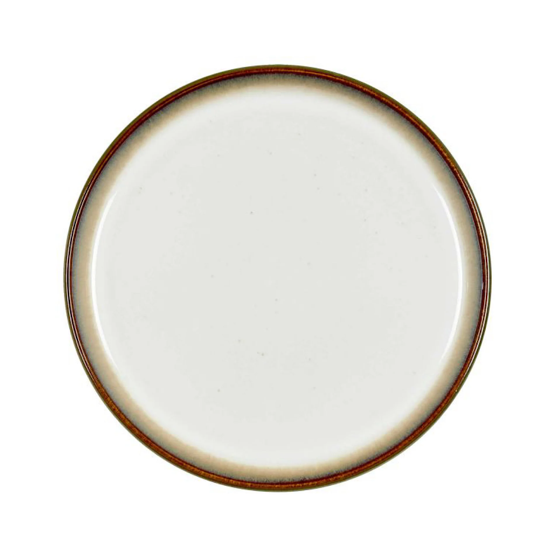 Stoneware Gastro Plate 27cm Grey Cream - Inhomebuy