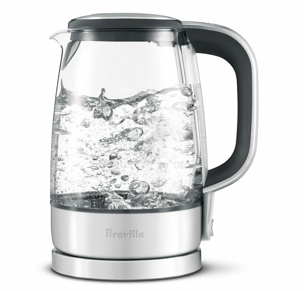 Breville Kettle |BKE595BSS| 1.7L with crystal clear Schott glass - Inhomebuy