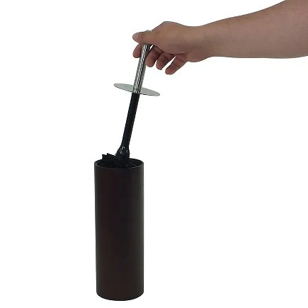 WC-set Dark ABS Plastic Black - Inhomebuy