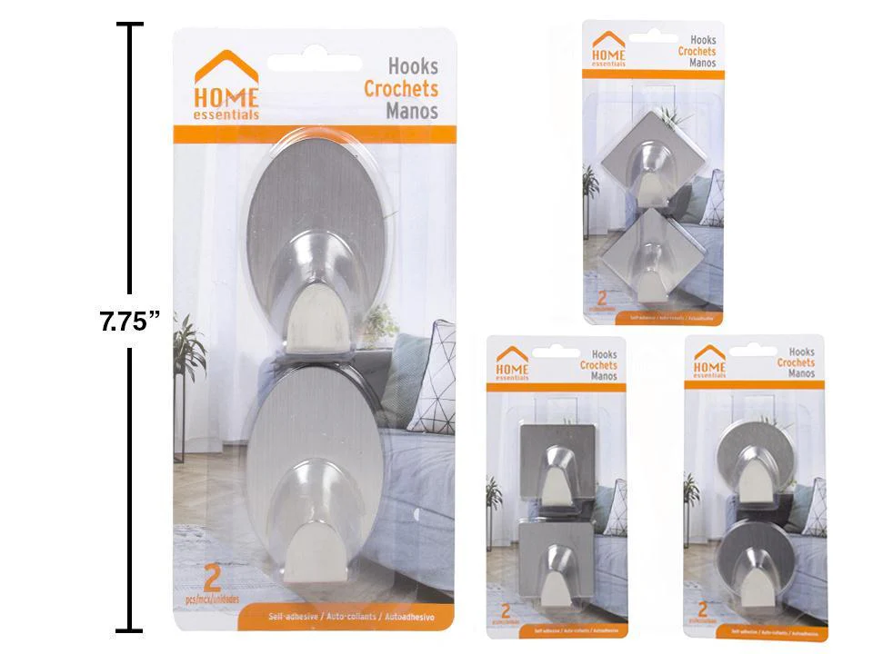 Home Essentials S/S Hooks 2pc | 83066 - Inhomebuy