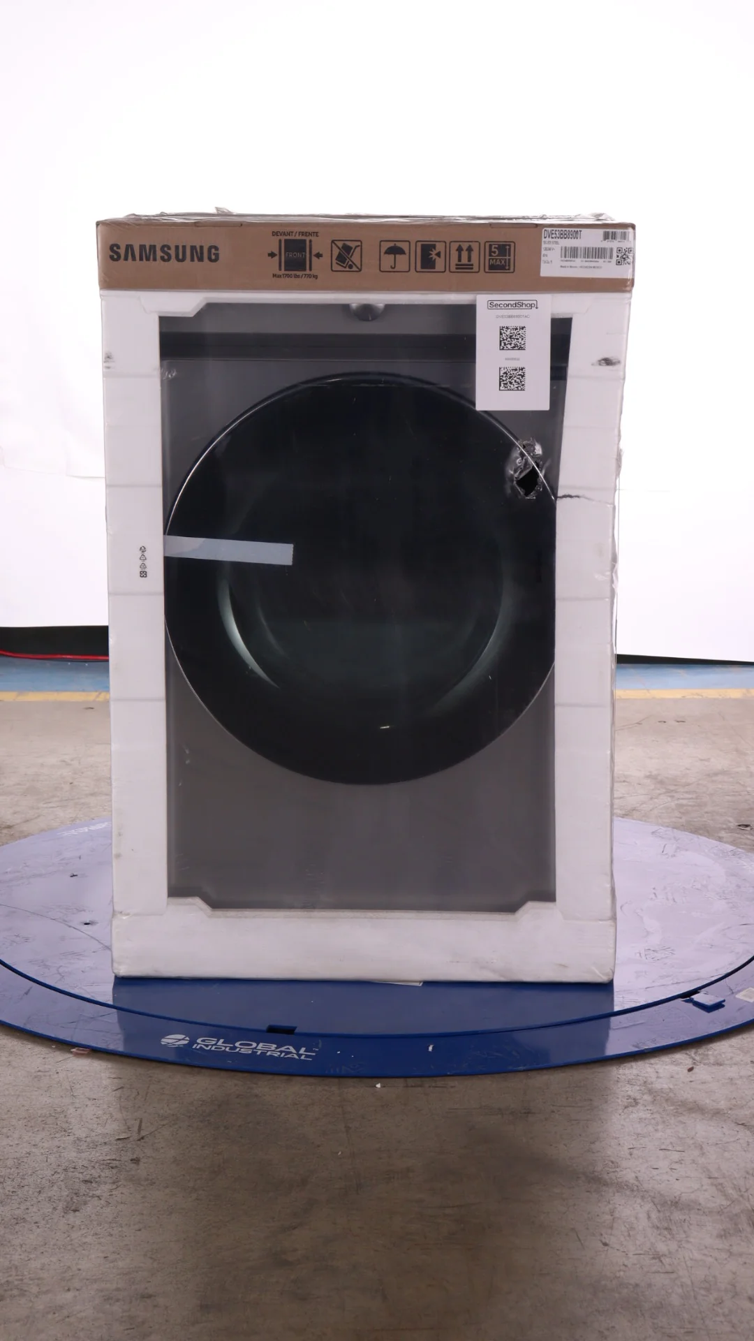 SAMSUNG BESPOKE 27 IN. 7.6 CU. FT STAINLESS STEEL ELECTRIC DRYER WITH STEAM SANITIZE+ - DVE53BB8900T - Inhomebuy