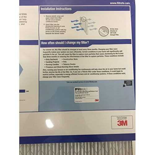 Filtrete 12 x 12 x 1-inch Dust Reduction Air Filter - Inhomebuy