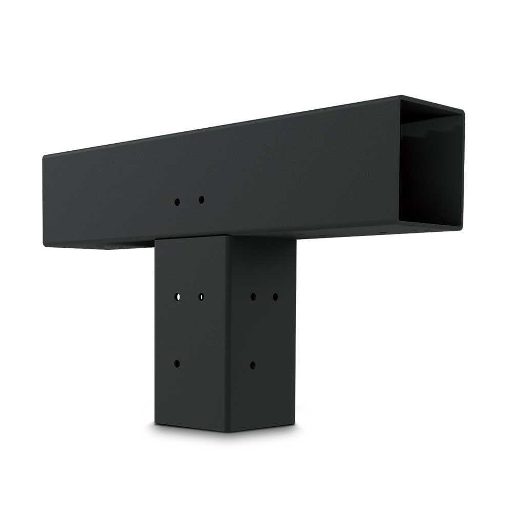 Wild Hog Linx T/Fit Black Steel Extension Bracket Pergola Wood Posts - Inhomebuy