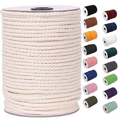 Xkdous Macrame Cord Cotton Macrame Rope - Inhomebuy