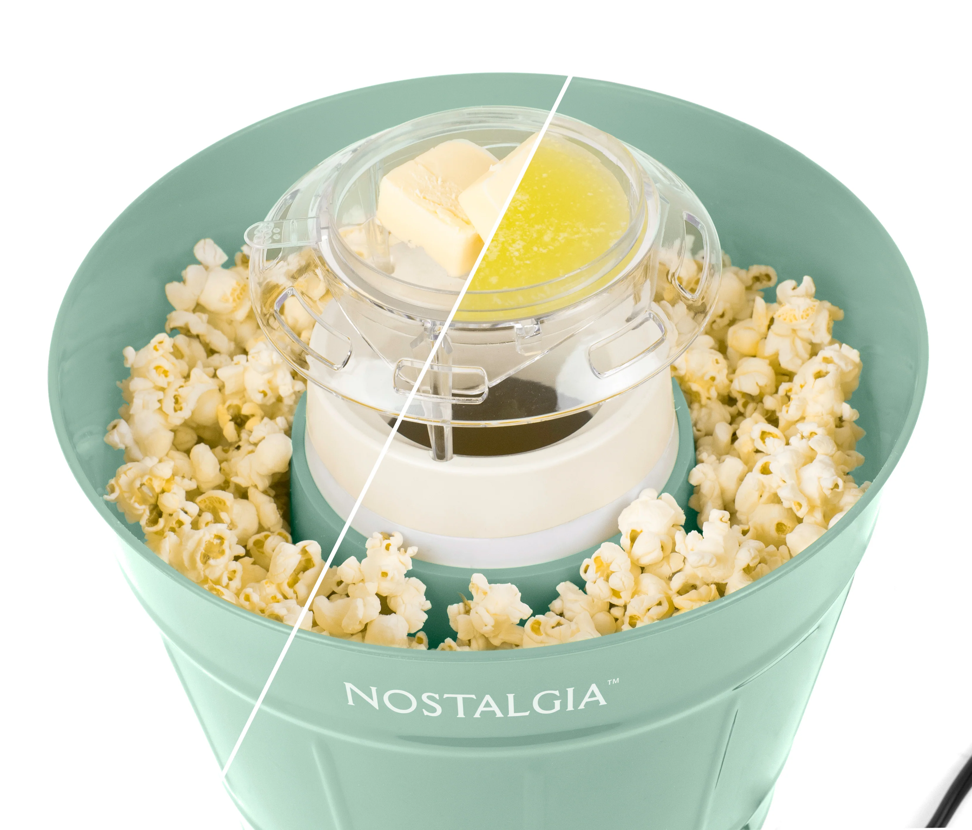 Hot Air Popcorn Maker and Bucket - Inhomebuy