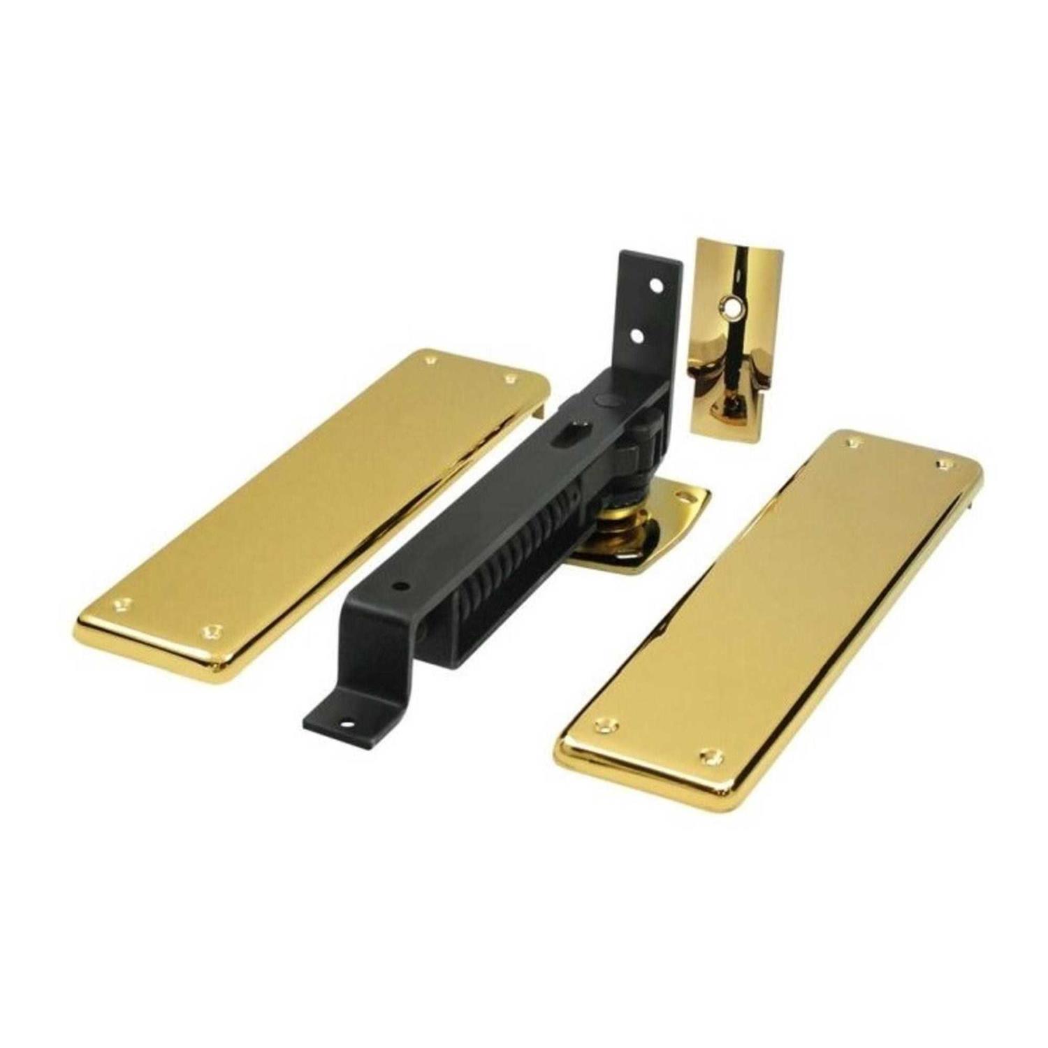 Deltana DASH95 Spring Hinge Double Action Brass - Inhomebuy