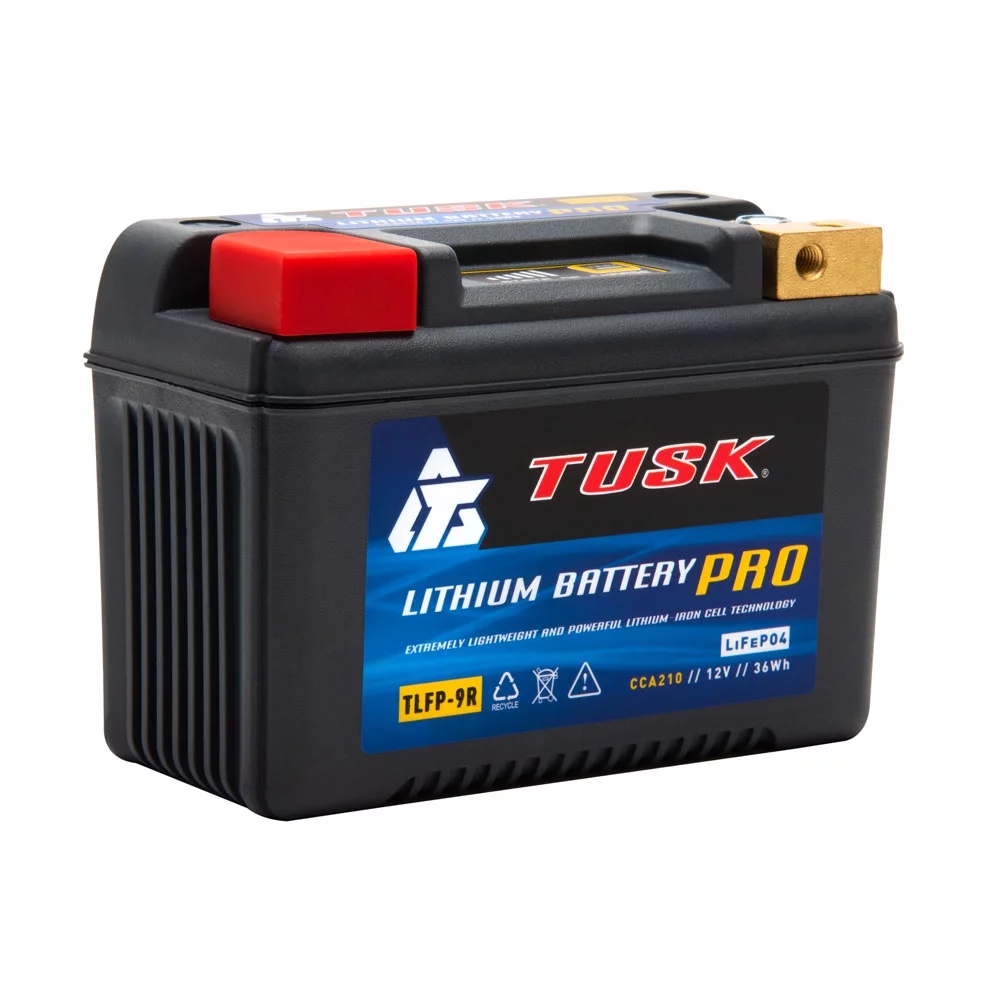 Tusk Lithium Pro Battery TLFP-9R For KAWASAKI KLR650 2022 - Inhomebuy