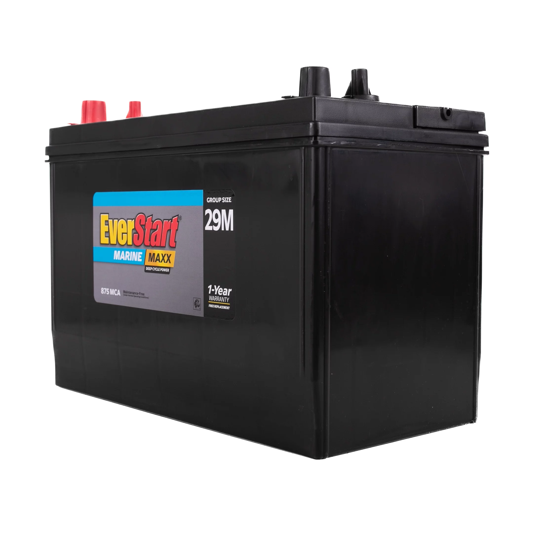 EverStart Maxx Lead Acid Marine & RV Deep Cycle Battery, Group Size 29DC (12 Volt / 845 MCA) - Inhomebuy