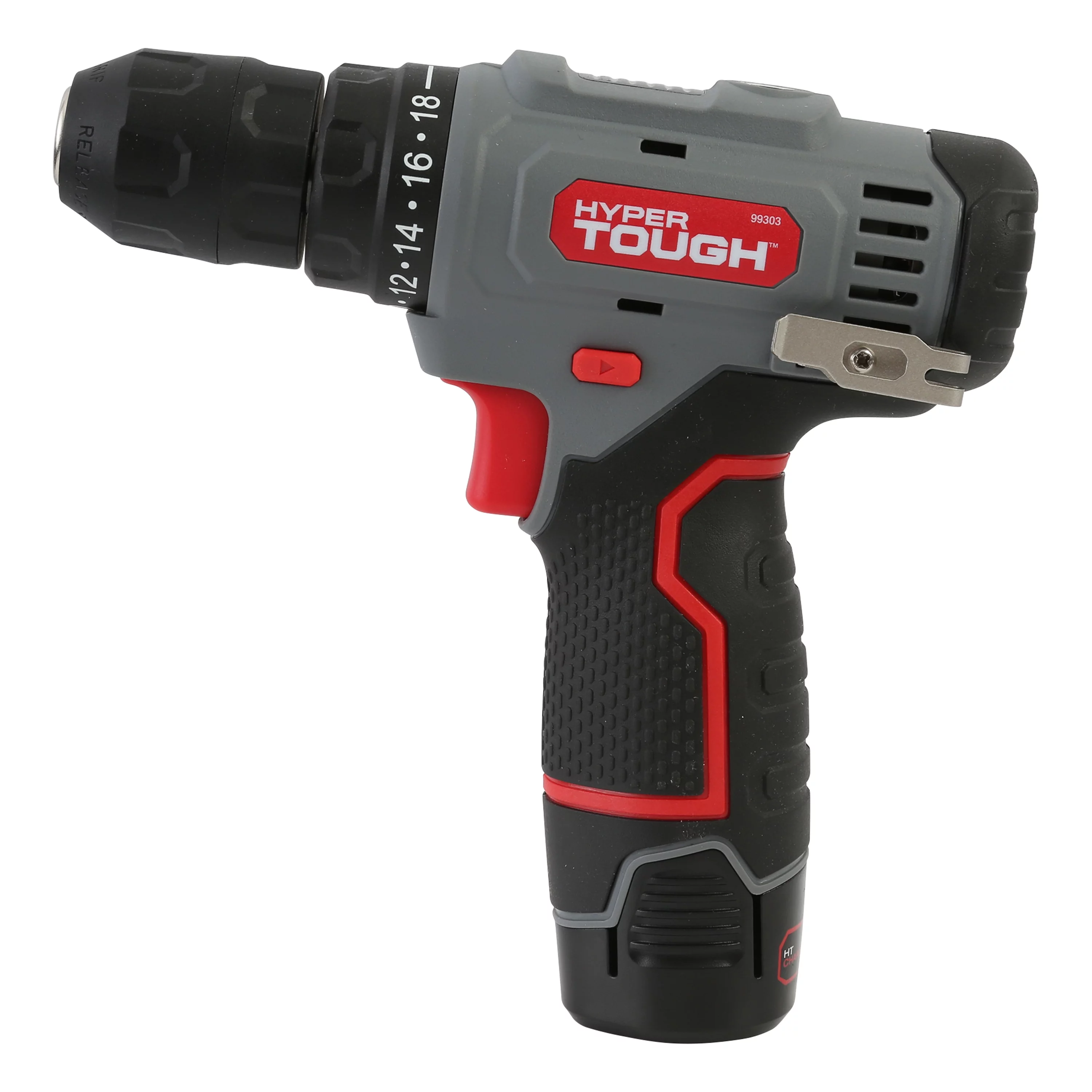Hyper Tough 12V Max Lithium-Ion Cordless 3/8-inch Drill Driver with 1.5Ah Battery, Model 99303 - Inhomebuy