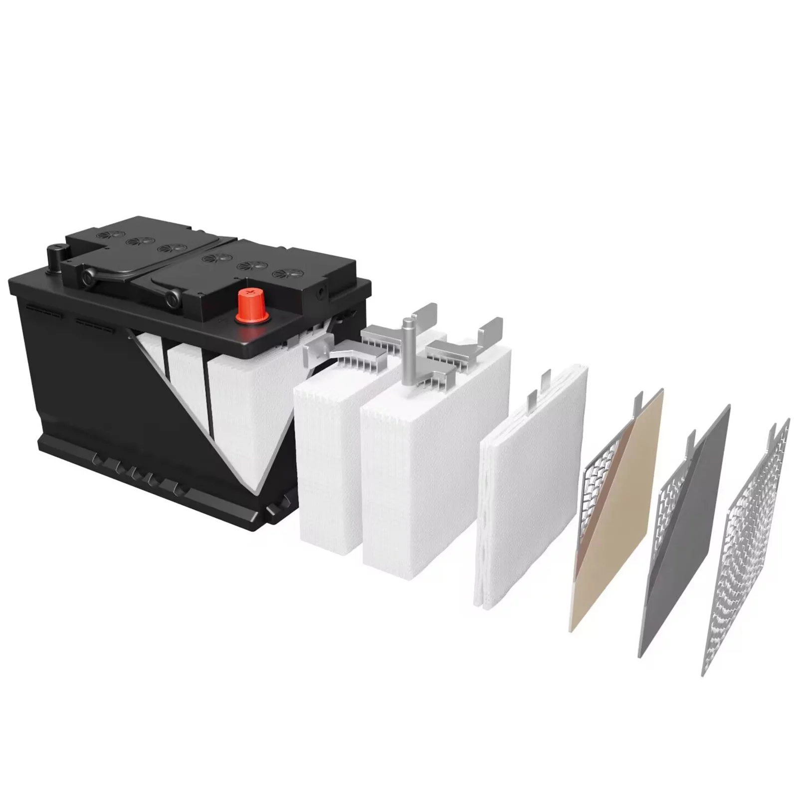 Weize Platinum AGM Battery BCI Group 48-12v 70ah H6 Size 48 Automotive Battery, 120RC, 760CCA, 36 Months Warranty - Inhomebuy