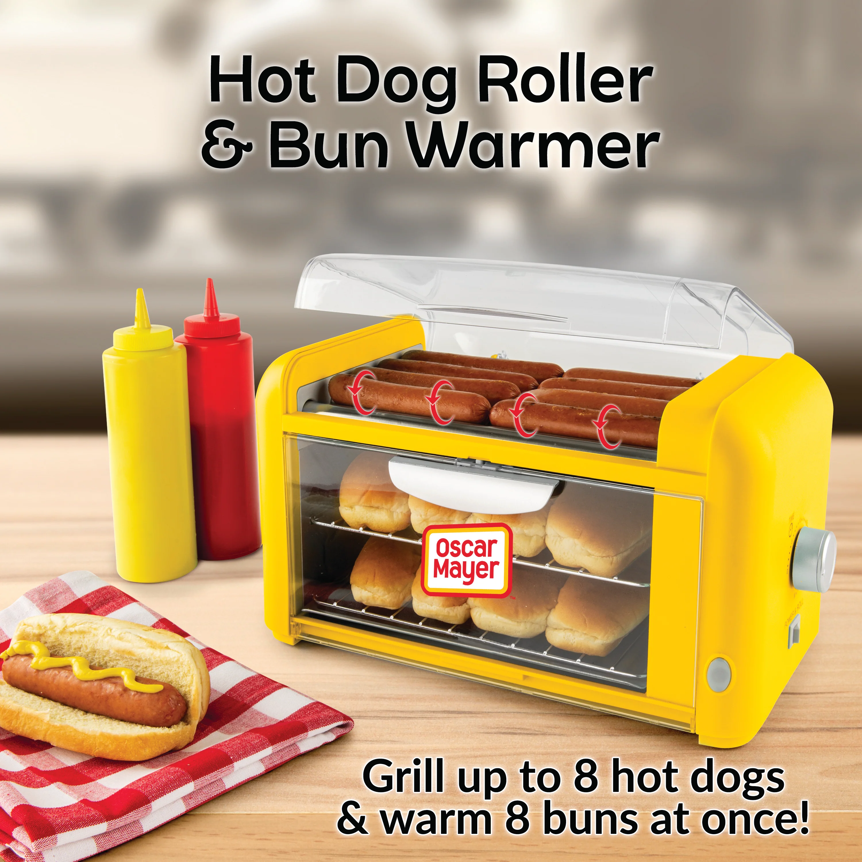 Oscar Mayer Hot Dog Roller & Bun Warmer - Inhomebuy