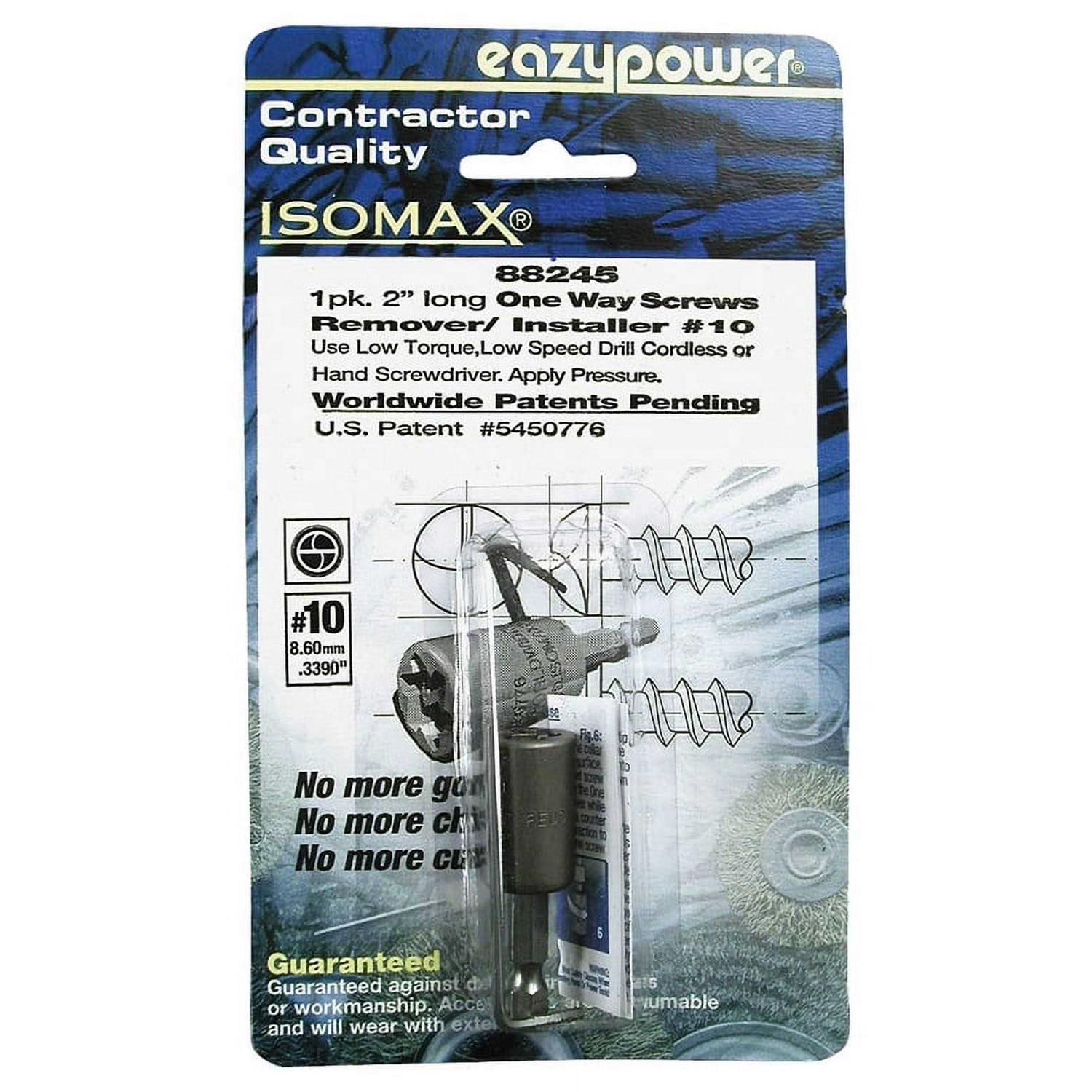 Eazypower 88240 One Way Screw Remover and Installer - Inhomebuy