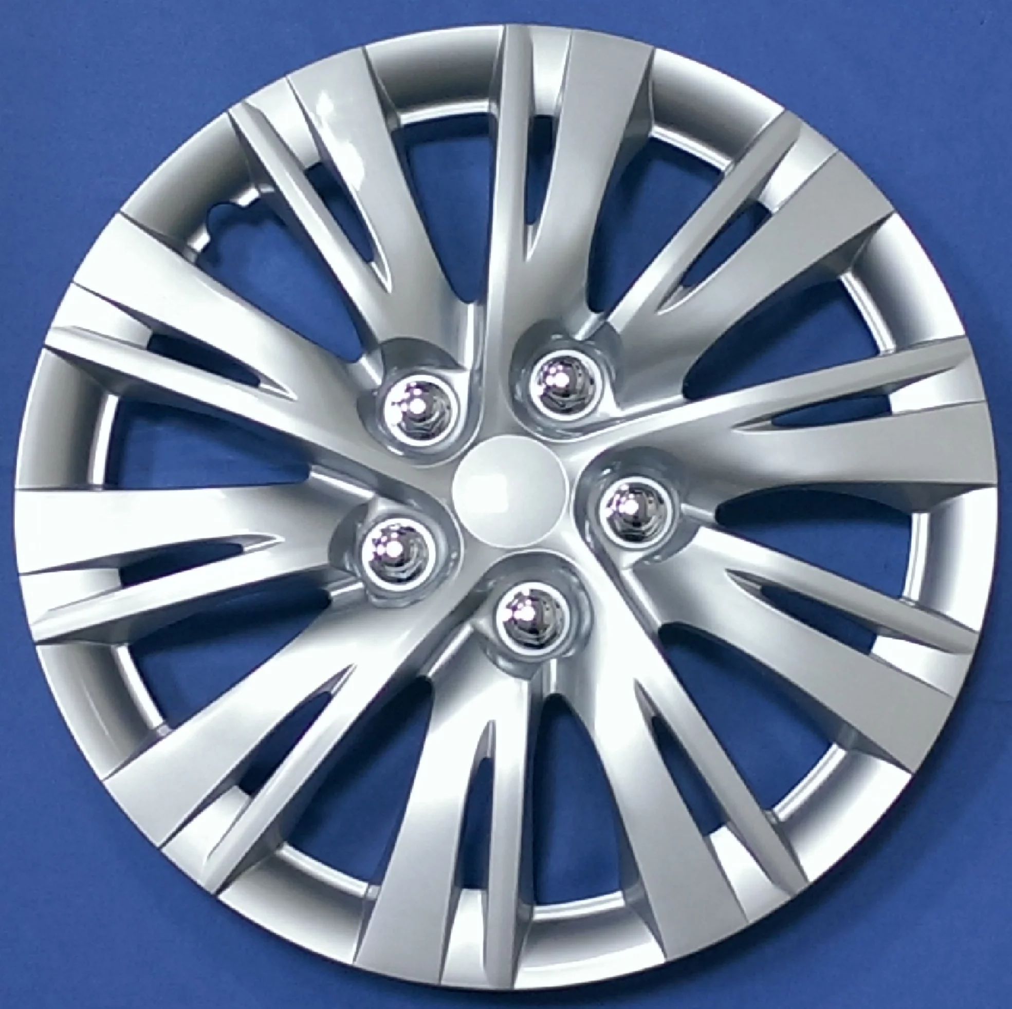 Auto Drive15-inch Wheel Cover, Silver Alloy Finish, KT1037-15SL - Inhomebuy