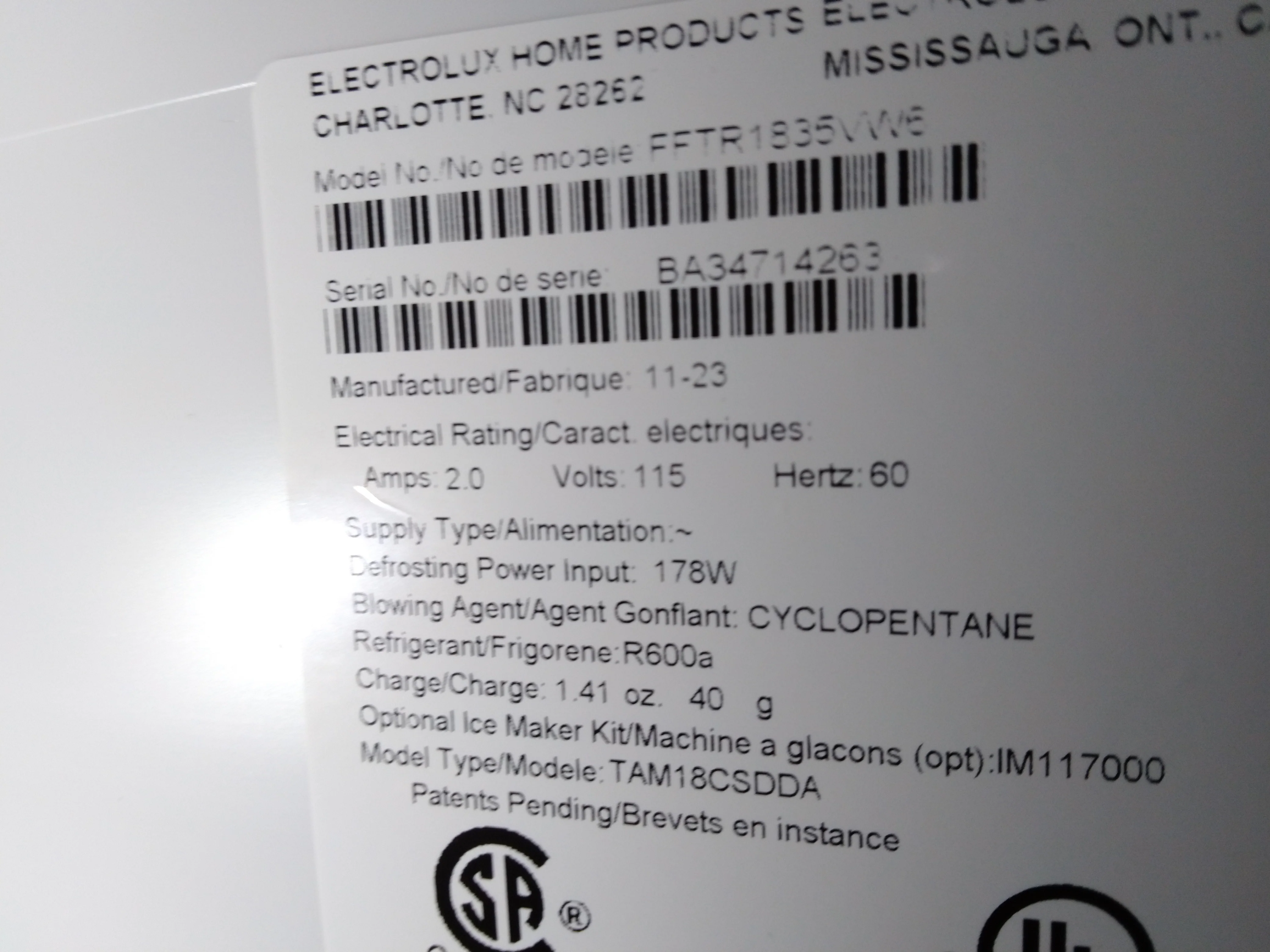 Frigidaire 30in. 18.3 cu. ft. Stainless Steel Top Freezer Refrigerator - FFTR1835VS - Inhomebuy