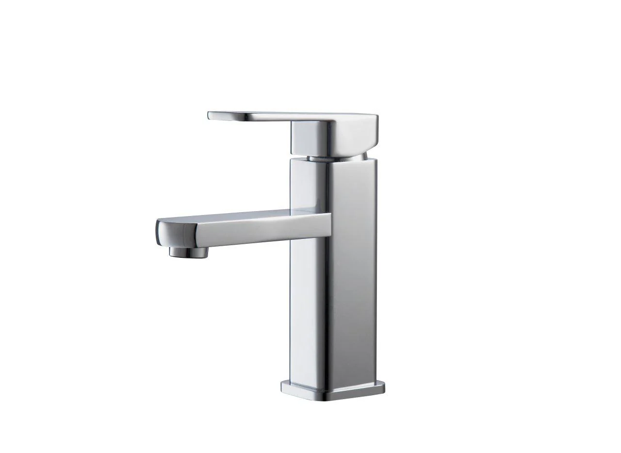 KubeBath Aqua Soho Single Hole Mount Bathroom Vanity Faucet - Chrome, AFB038 - Inhomebuy