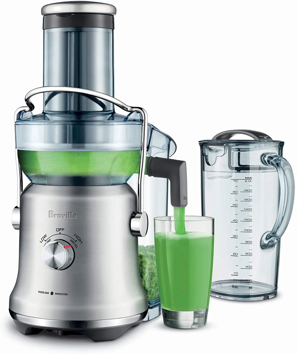 Breville The JUICE FOUNTAIN COLD PLUS Juice Extractor: w/brushed s/s body | BJE530BSS - Inhomebuy