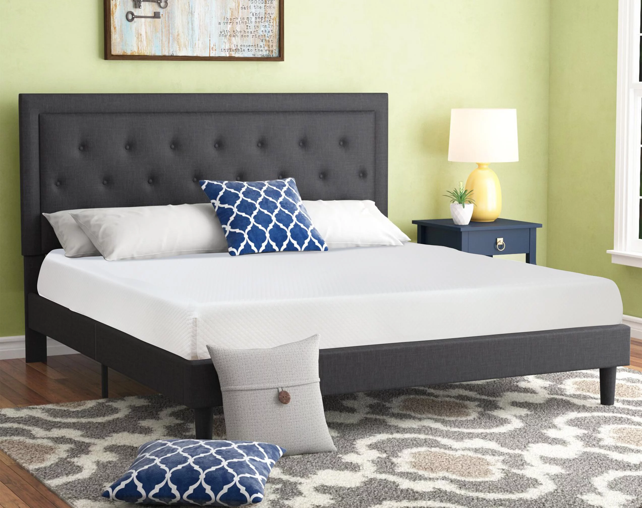 YRLLENSDAN Twin Mattress 6 Inch, Twin Memory Foam Mattress 6 Inch Twin Mattress Firm Twin Mattress Gel Memory Foam Mattress - Inhomebuy