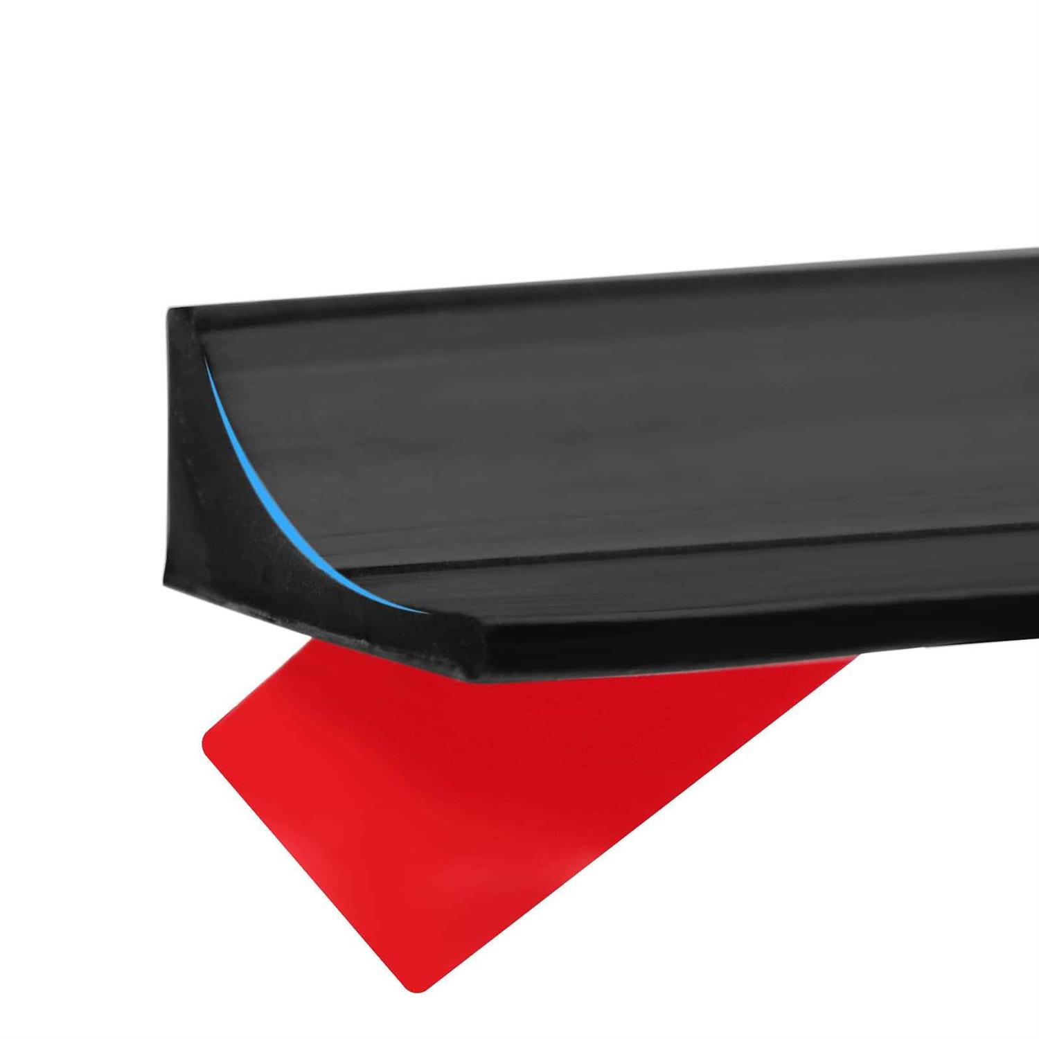 Duzzy Water Barrier for Sink Silicone Water-Blocking Self-Adhesive Splash Guard - Inhomebuy