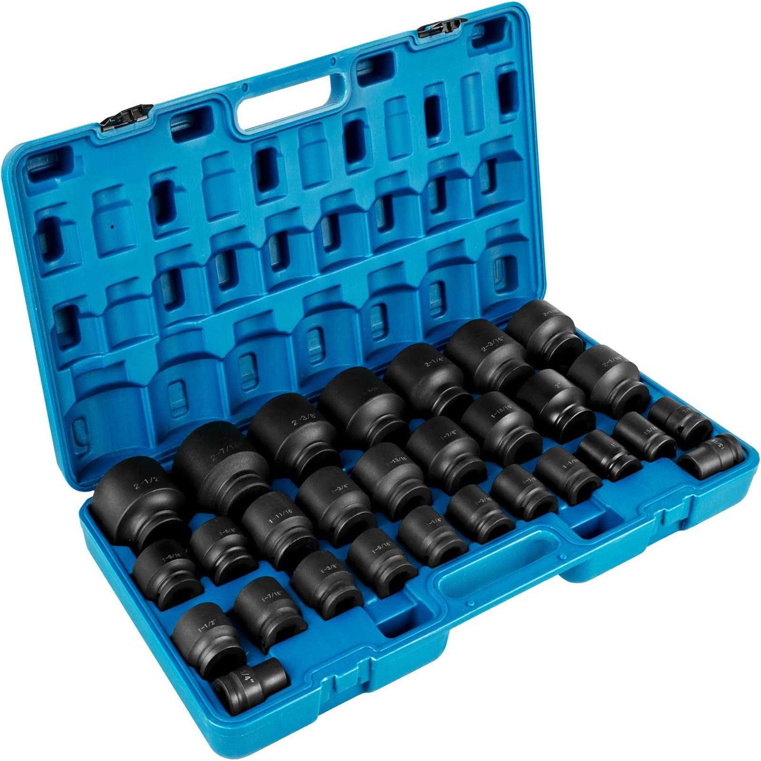 VEVOR Impact Socket Set 1/2 Inches 26 Piece Impact Sockets Socket - Inhomebuy