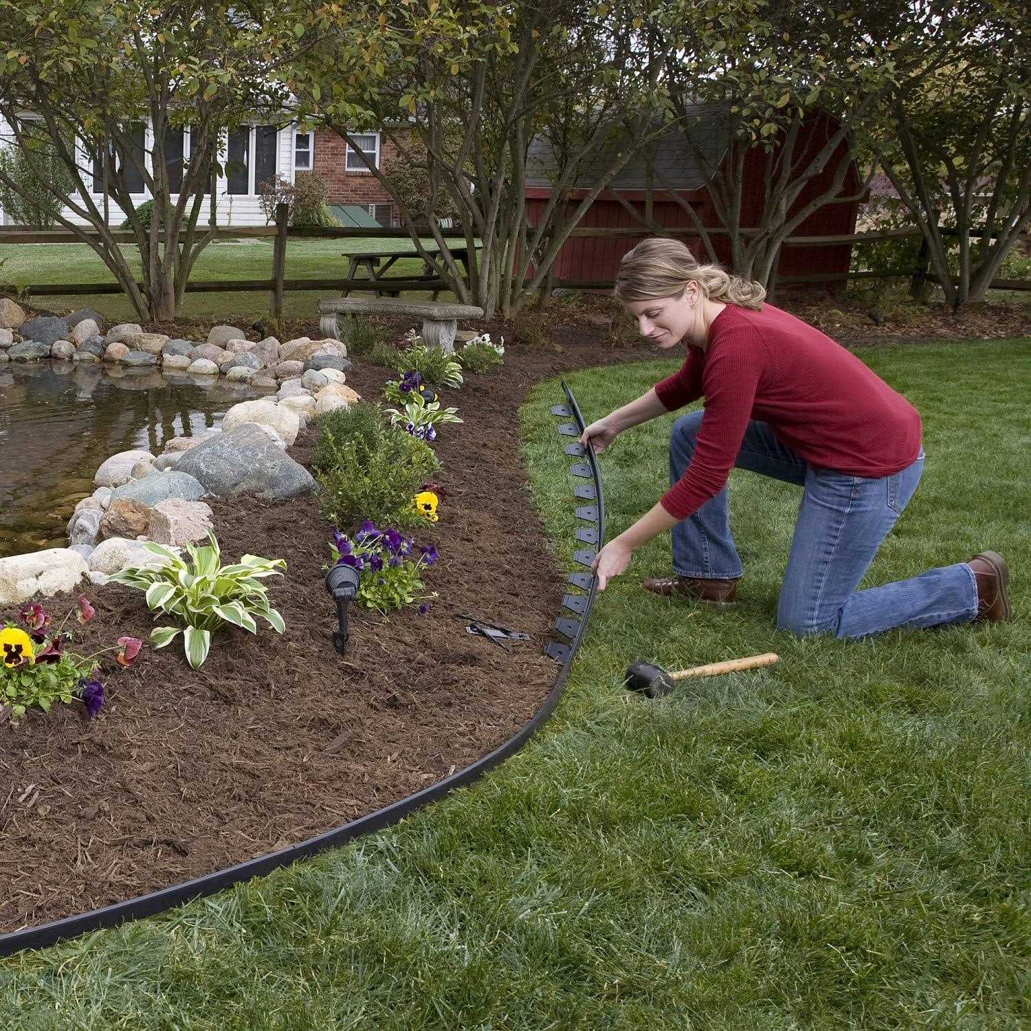 EasyFlex LandShark Pound-In Landscape Edging - Inhomebuy