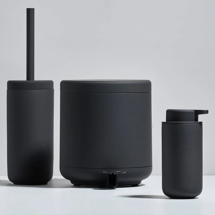 Ume Bath Pedal Bin 4L Black - Inhomebuy