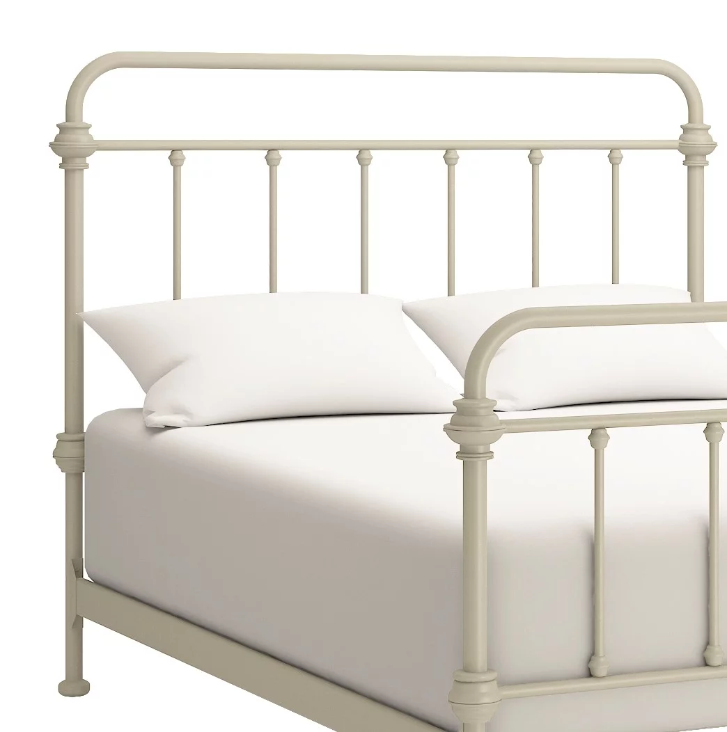 Weston Home Nottingham Metal Twin Bed, Blue Steel - Inhomebuy