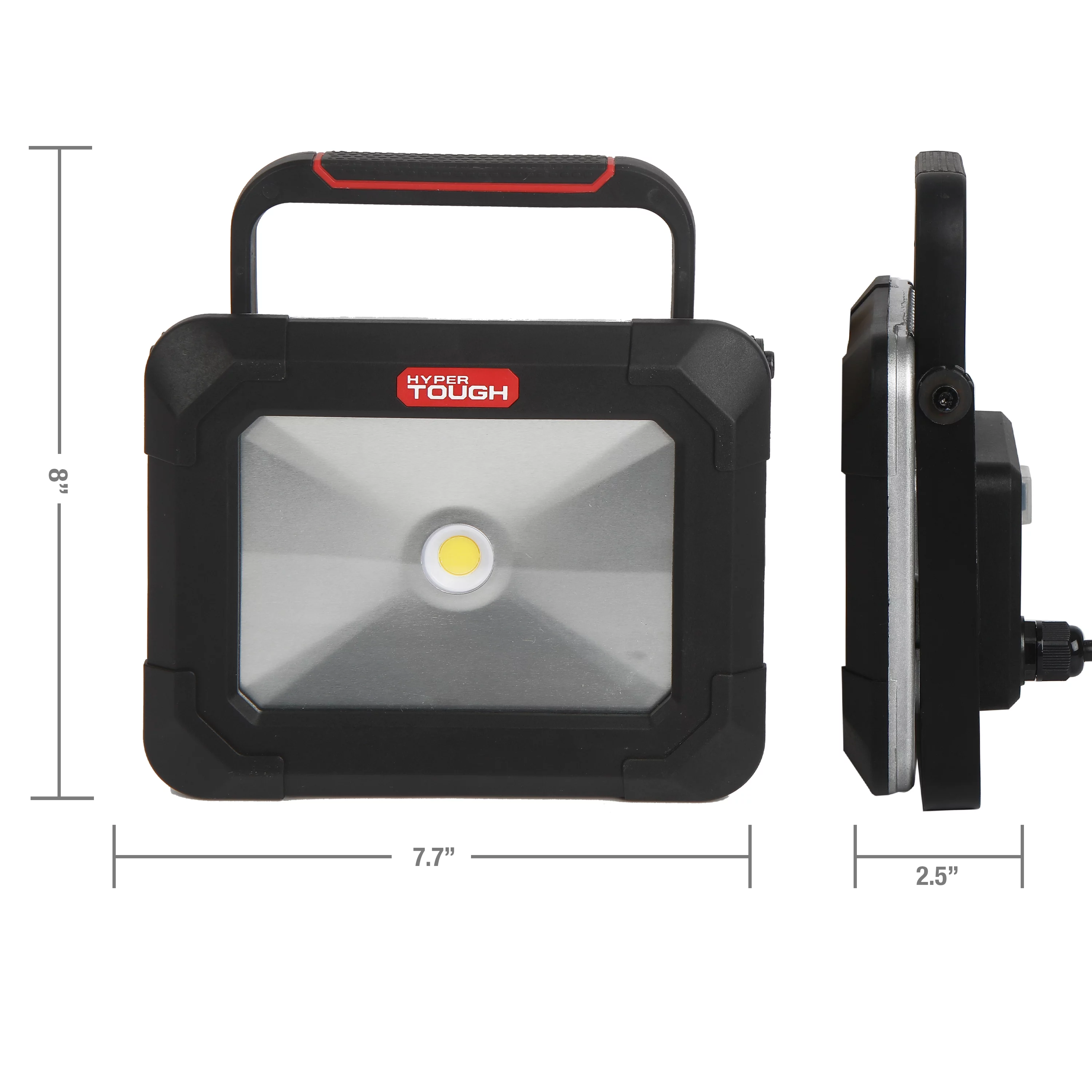 Hyper Tough 2000 lm LED Area Light, LED Shop Light, Black, Red, Model 1019,Car Use - Inhomebuy