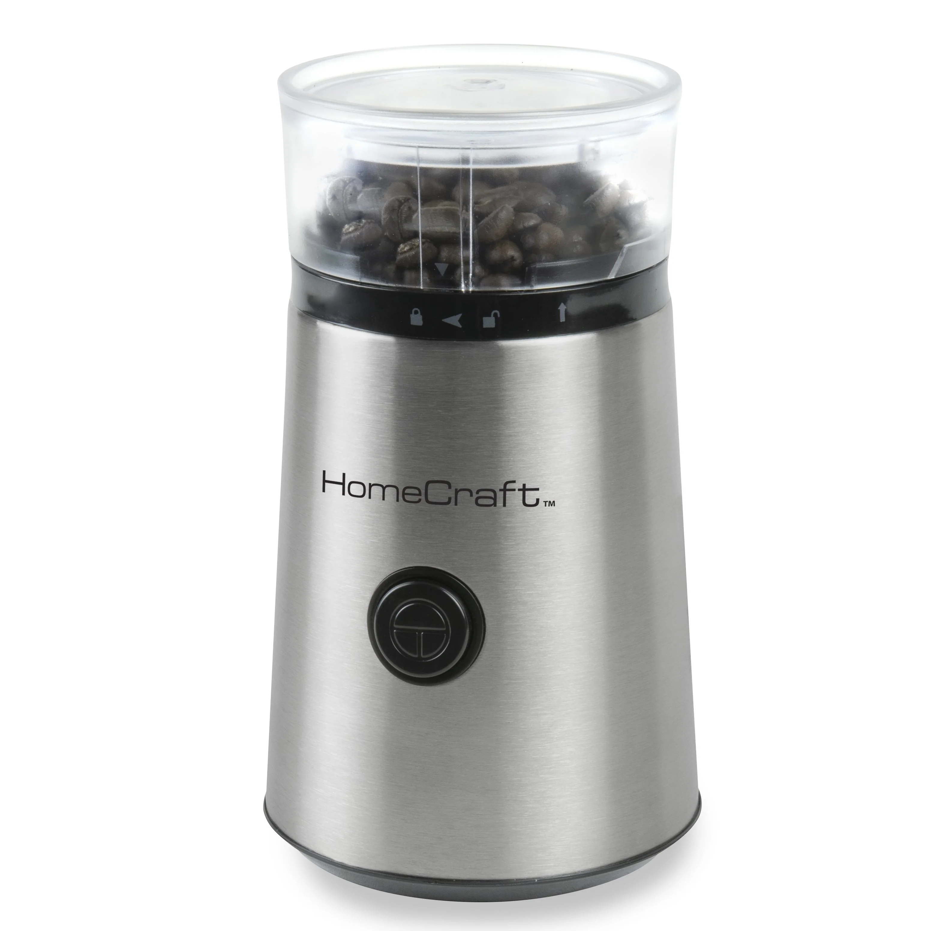 HomeCraft Stainless Steel Coffee Grinder - Inhomebuy