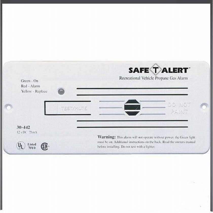 MTI Industries 30 Series Safe-T-Alert LP Gas Detector, Black - Inhomebuy