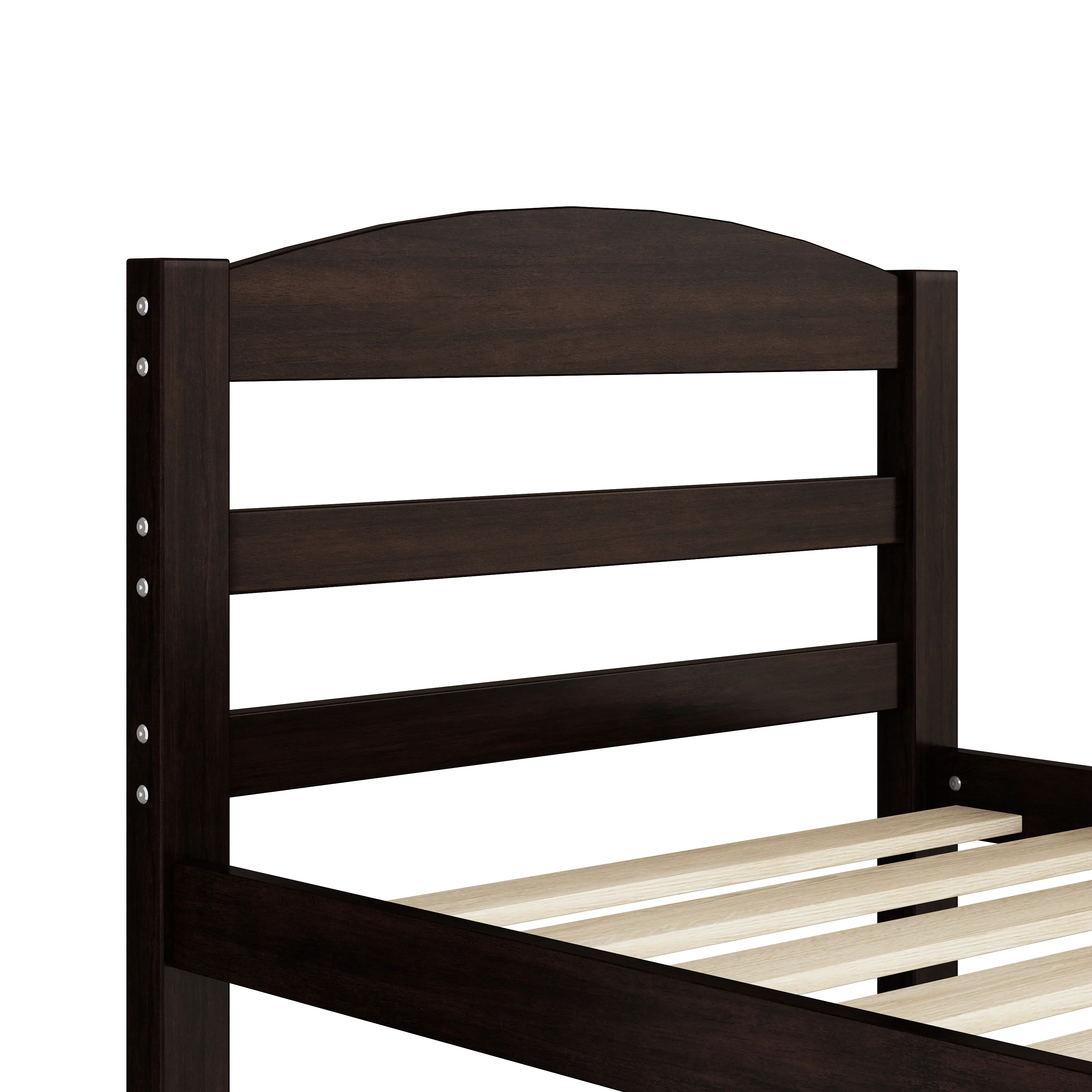 Twin Bed for Kids with Storage Drawer, Upgrade Pine Wood Bed Frame with Headboard and Footboard, Modern Kids Bed Furniture for Bedroom, Holds 275 lb, No Box Spring Needed, White - Inhomebuy