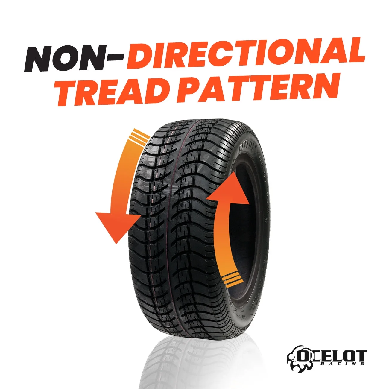 215/40-12 Ocelot Course Pro Golf Cart Tire - Inhomebuy