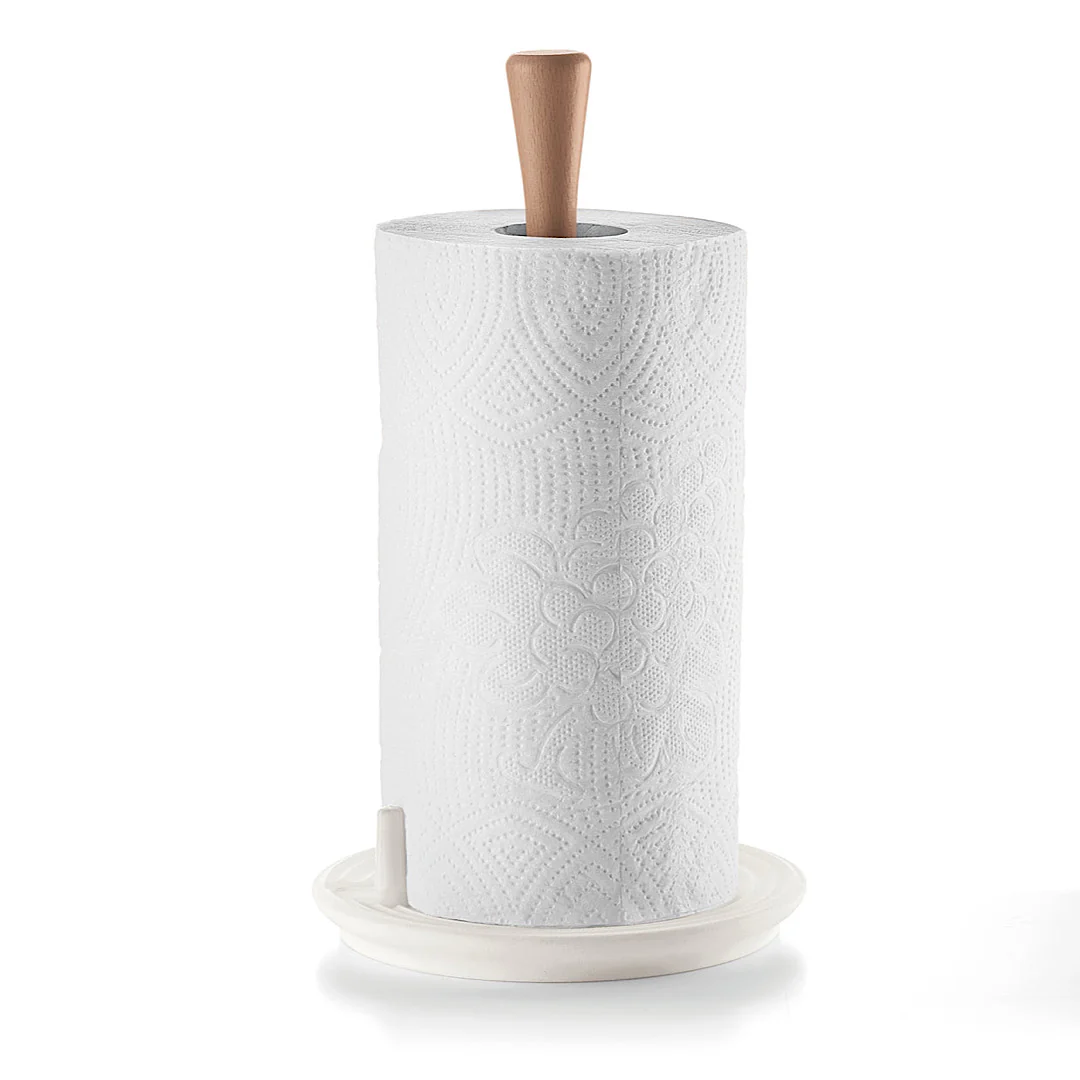 ''ROLL&TEAR'' Universal Kitchen Rollholder Milk white - Inhomebuy