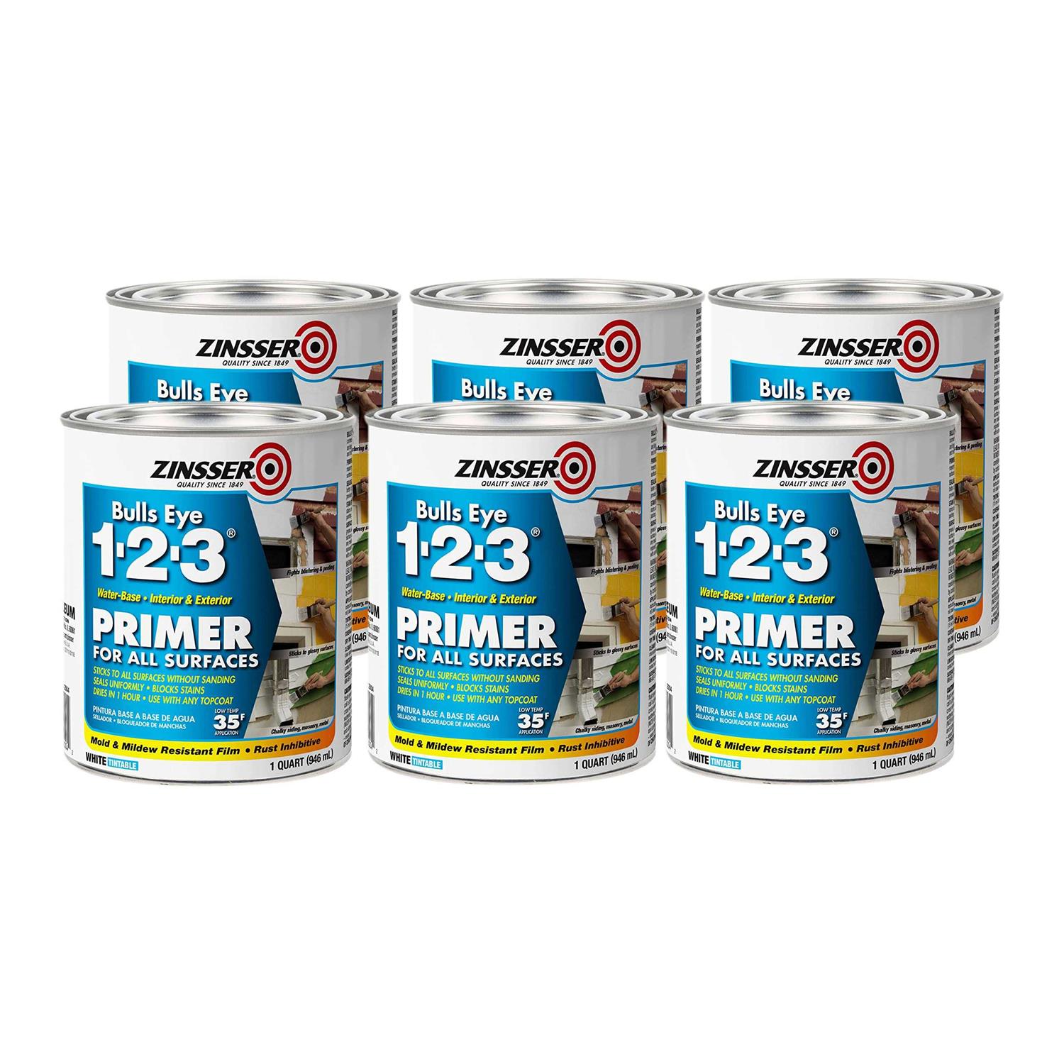 Zinsser Bulls Eye 1-2-3 Primer - Inhomebuy