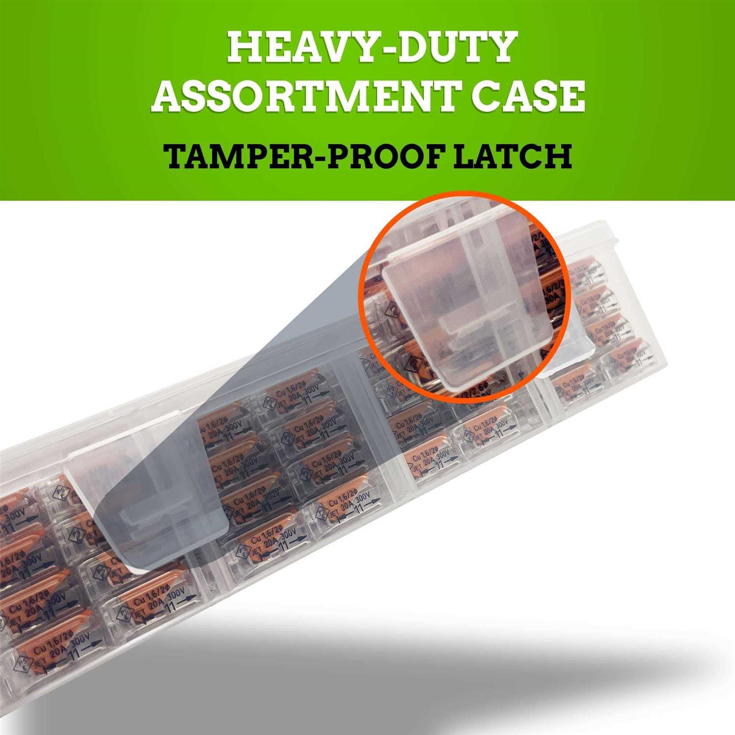 New Age America Wago 221 Series Compact Splicing Wire Connectors Assortment Pack - Inhomebuy